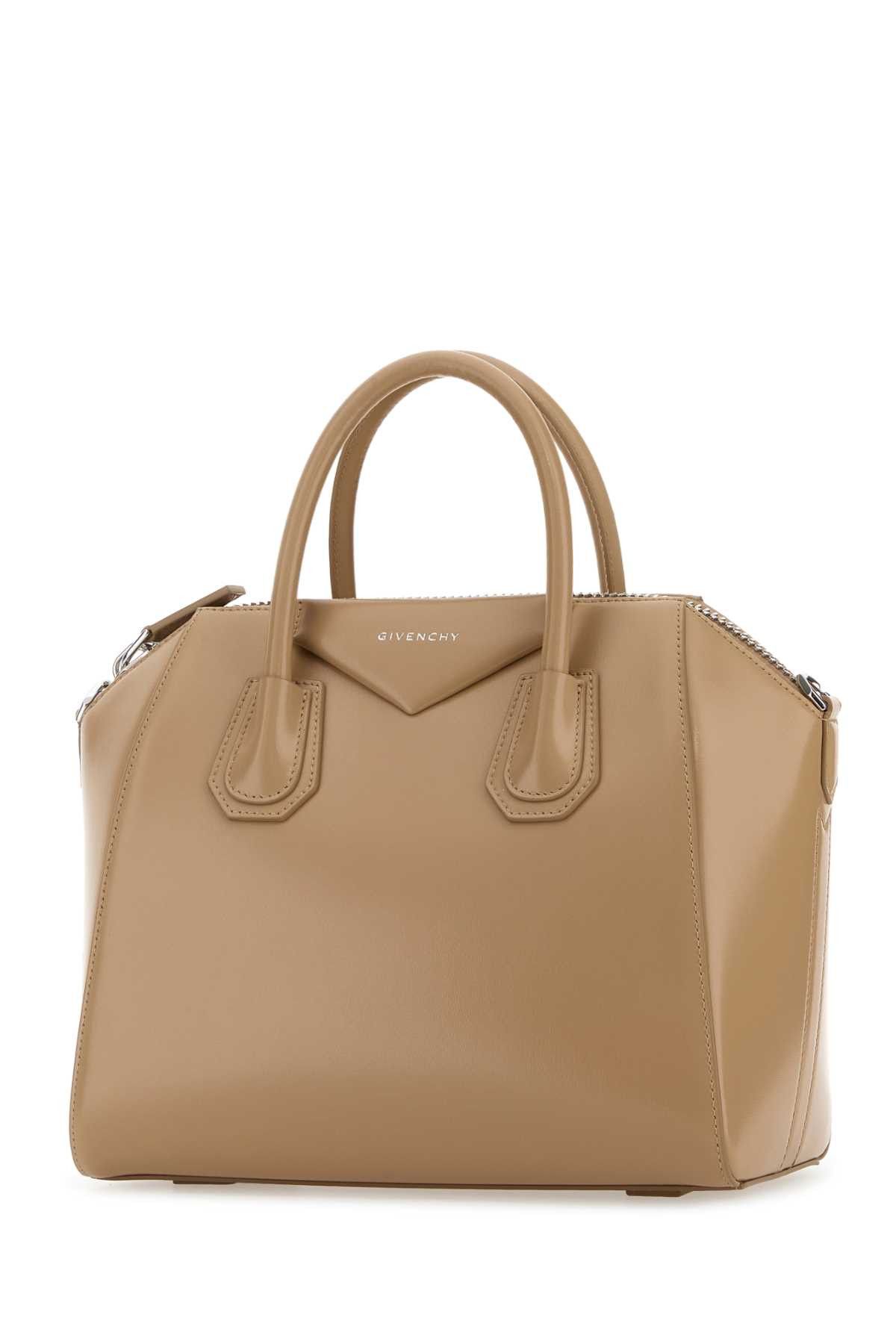 Givenchy Beige Leather Small Antigona Handbag Size ONE SIZE - 2 Thumbnail