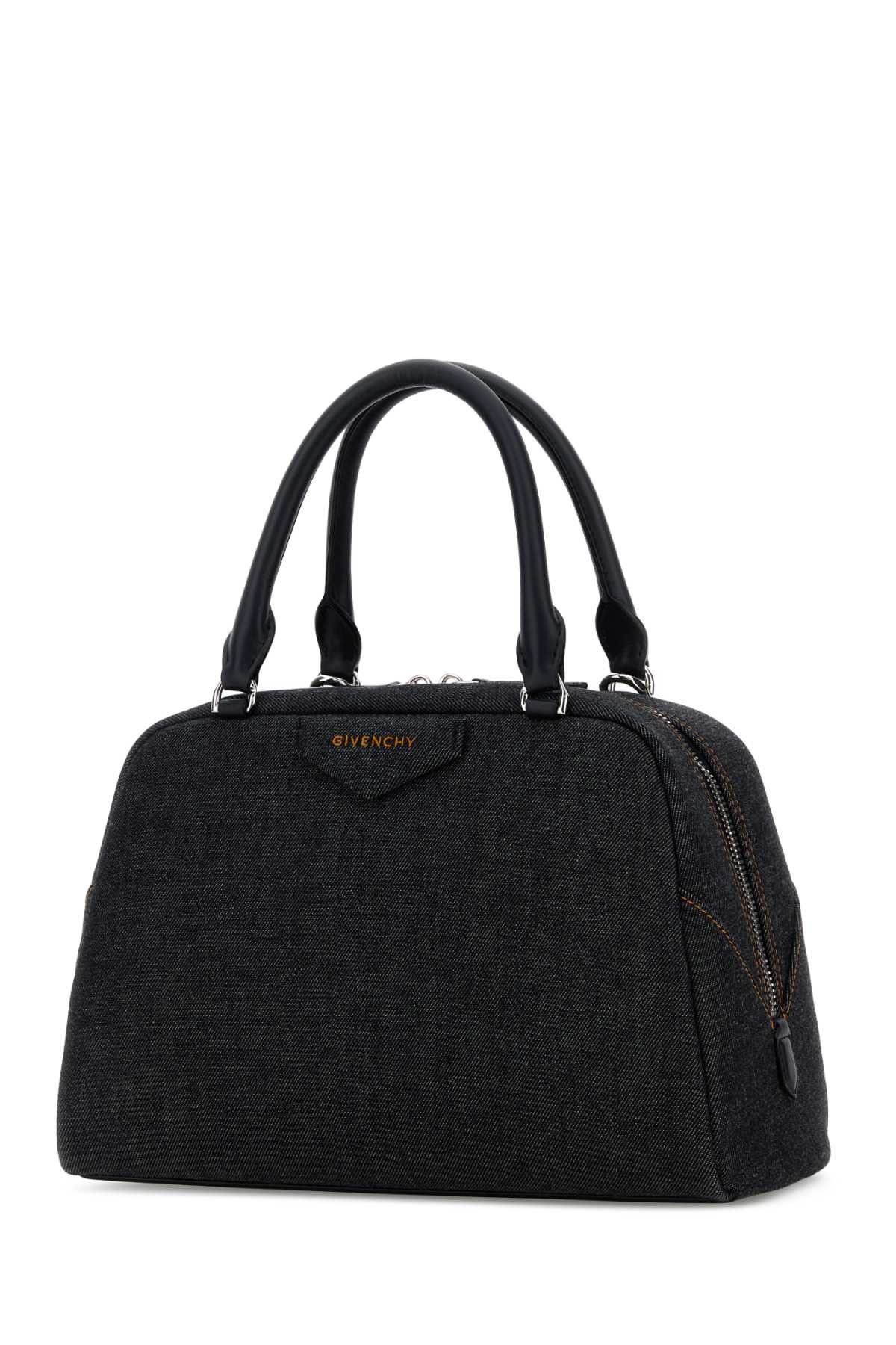 Givenchy Dark Blue Denim Antigona East West Handbag Size ONE SIZE - 2 Thumbnail
