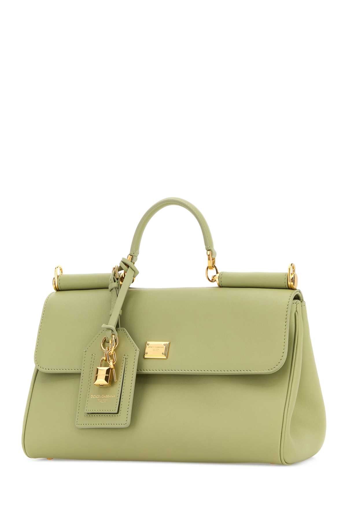 Dolce & Gabbana Pastel Green Leather My Sicily Handbag Size ONE SIZE - 2 Thumbnail