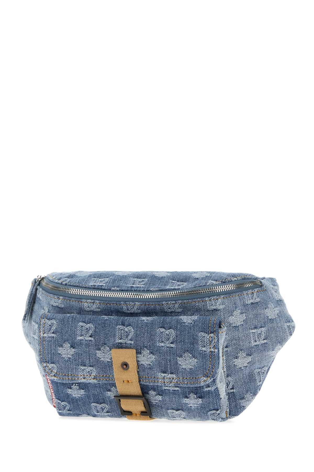 Dsquared2 Embroidered Denim Belt Bag Size ONE SIZE - 2 Thumbnail