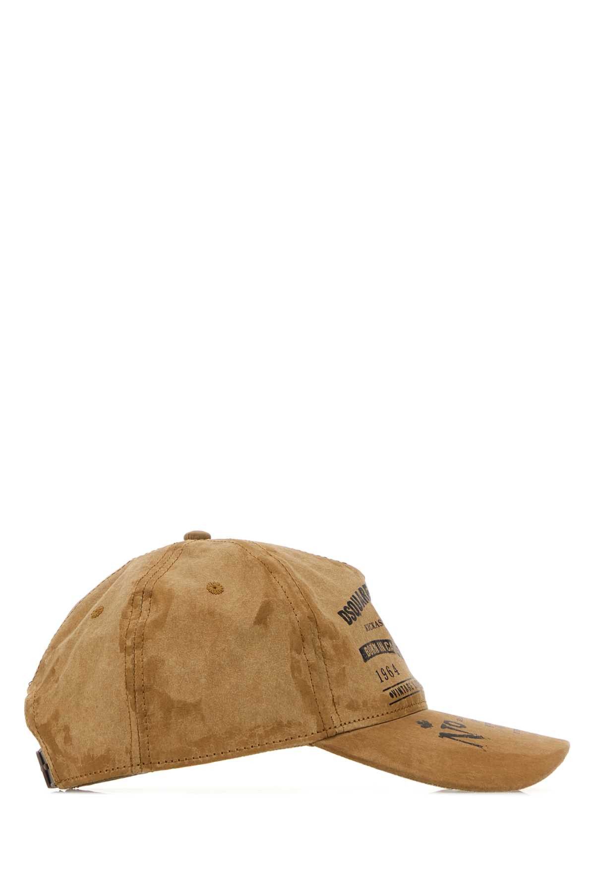 Dsquared2 Camel Paper Baseball Hat Size ONE SIZE - 2 Thumbnail