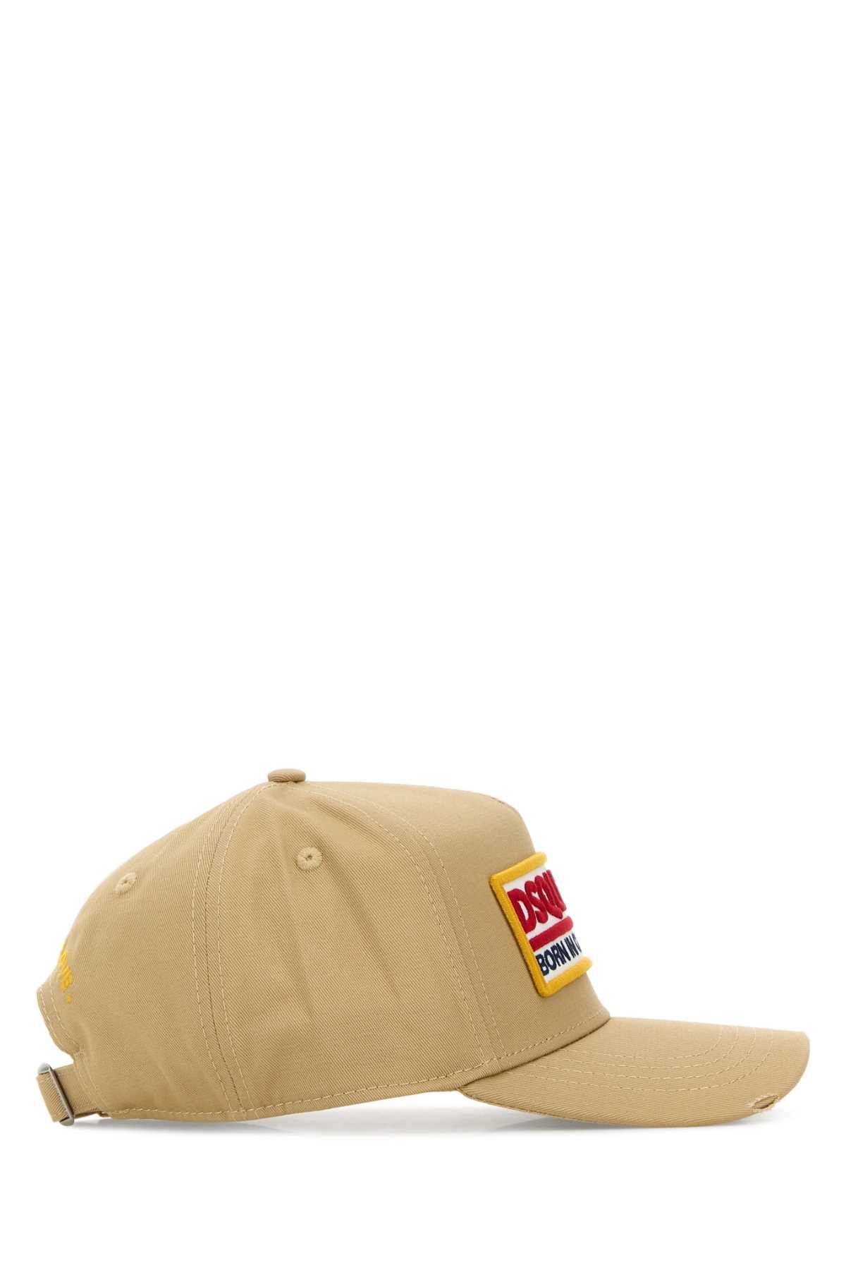 Dsquared2 Beige Cotton Baseball Cap Size ONE SIZE - 2 Thumbnail