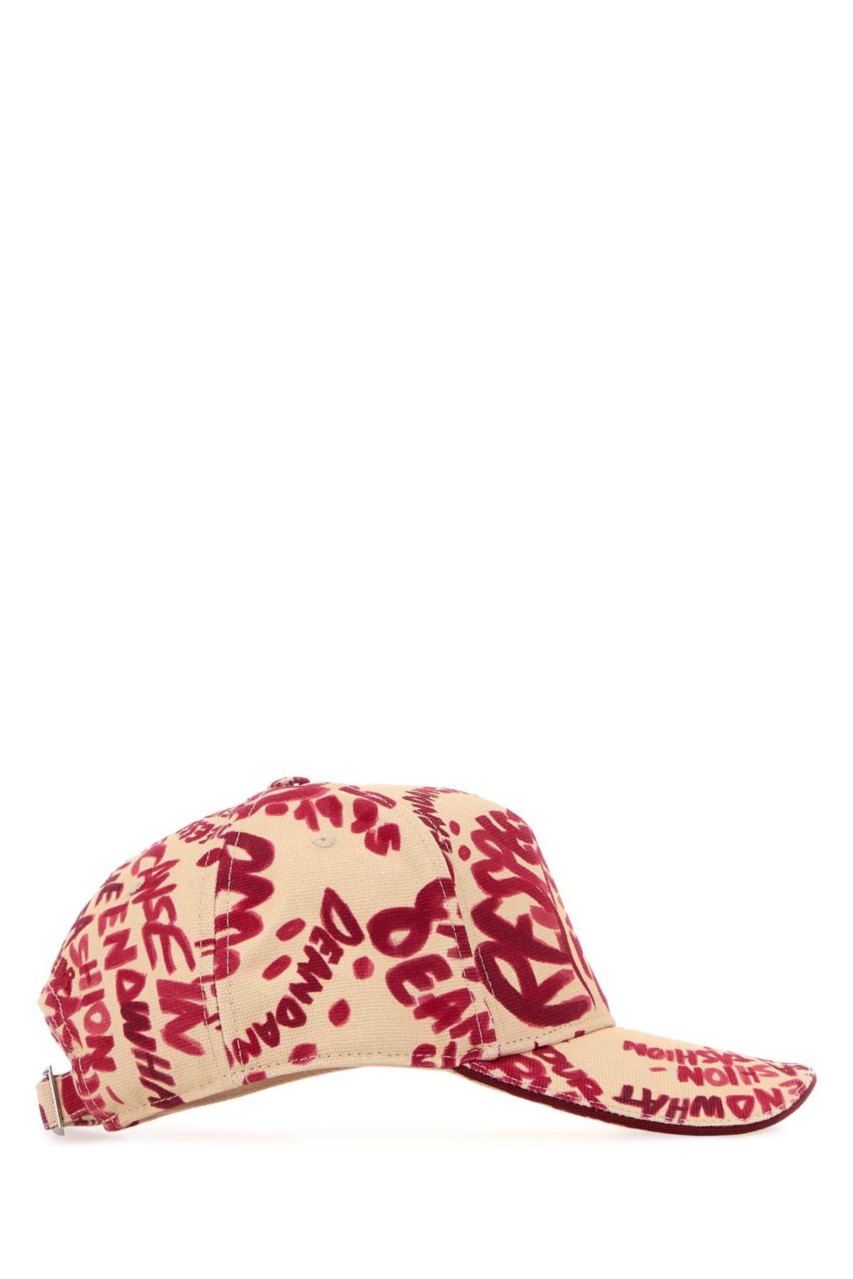 Dsquared2 Printed Denim Rebel Hibiscus Baseball Cap Size ONE SIZE - 2 Thumbnail