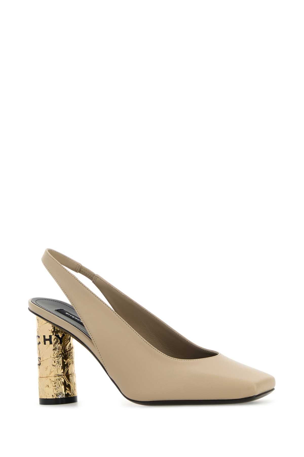 Givenchy Sand Leather Tape Pumps Size US 11 / IT 41 - 2 Thumbnail