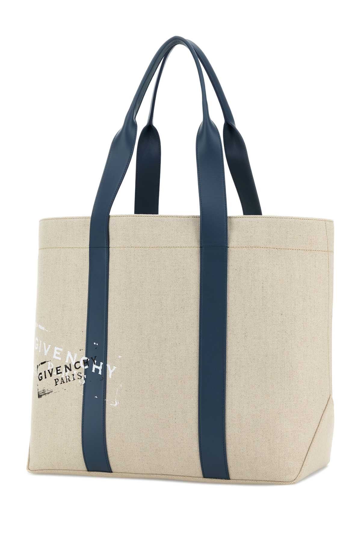 Givenchy Sand Canvas Shopping Bag Size ONE SIZE - 2 Thumbnail