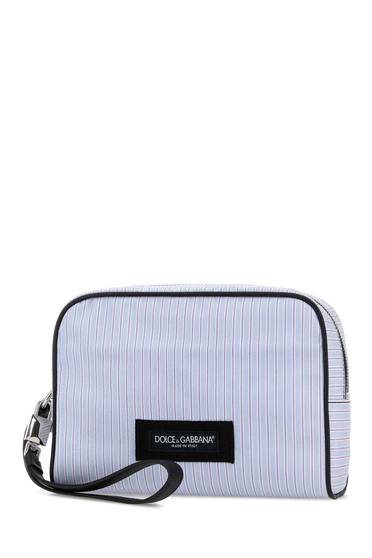 Dolce & Gabbana Embroidered Poplin Clutch Size ONE SIZE - 2 Thumbnail
