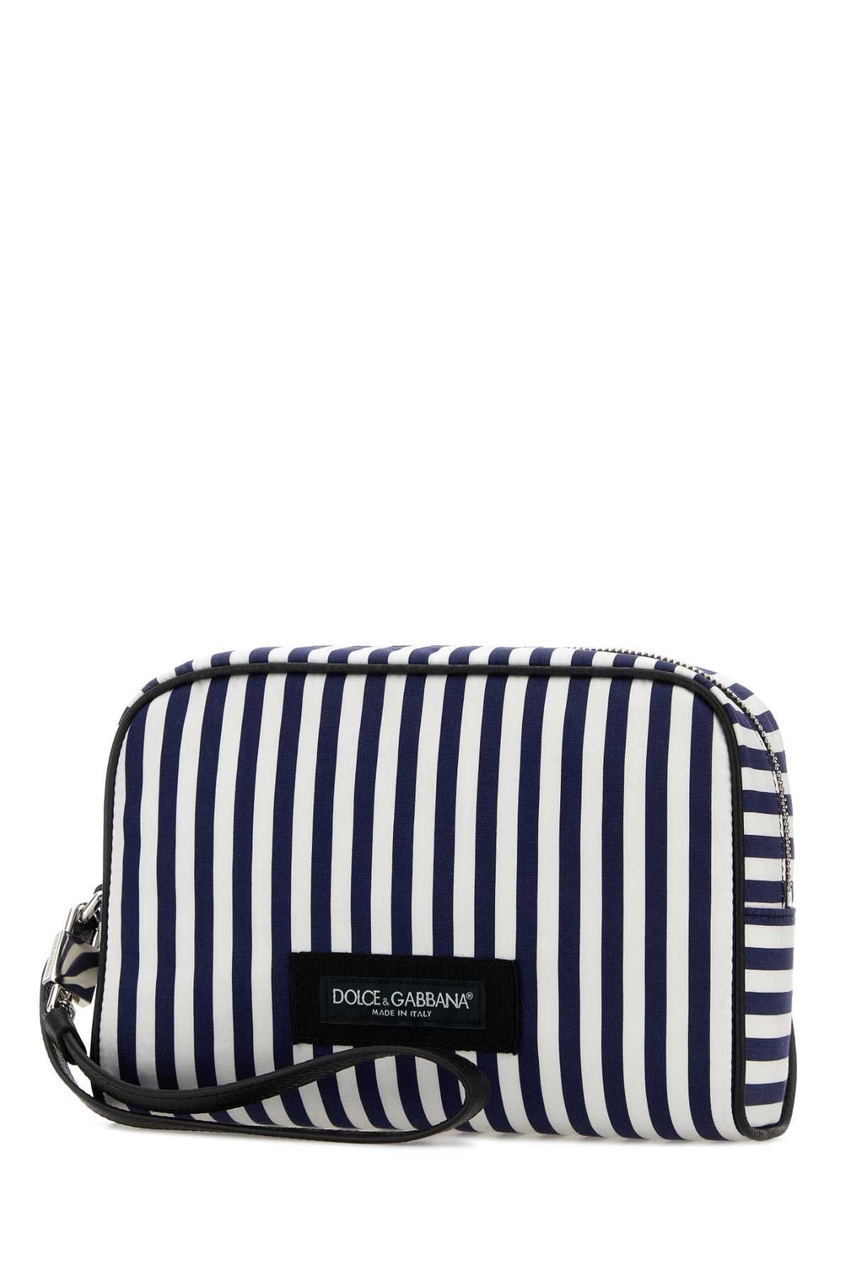 Dolce & Gabbana Embroidered Poplin Clutch Size ONE SIZE - 2 Thumbnail