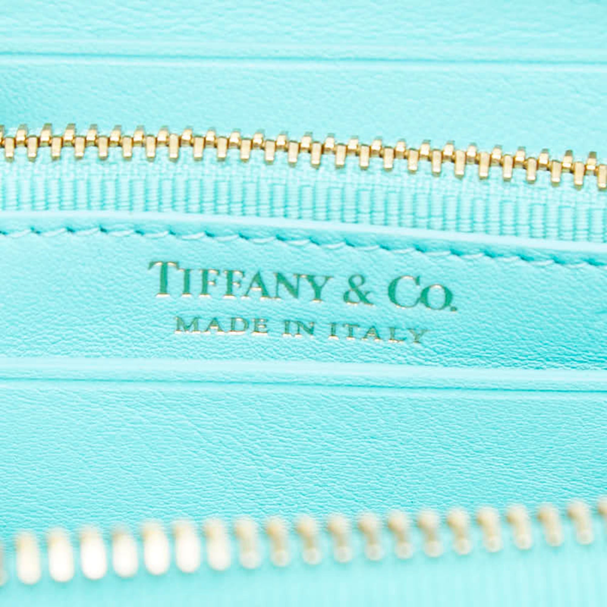 Tiffany & Co. Tiffany & Co. Rectangular Wallet, Round Zipper, Blue Leather, Women's Wallet. Size ONE SIZE - 7 Thumbnail
