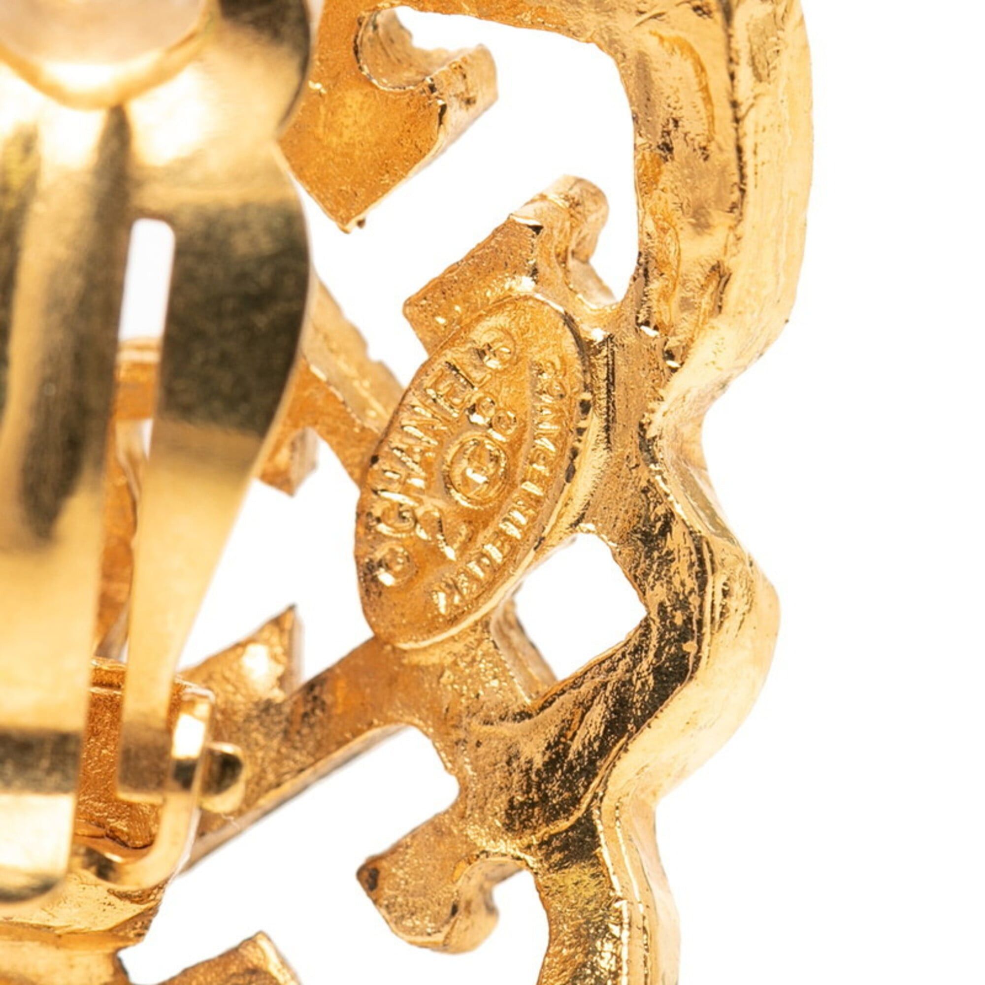 Chanel Chanel Coco Mark Vintage Earrings, Gold Plated, Women's CHANEL Size ONE SIZE - 3 Thumbnail