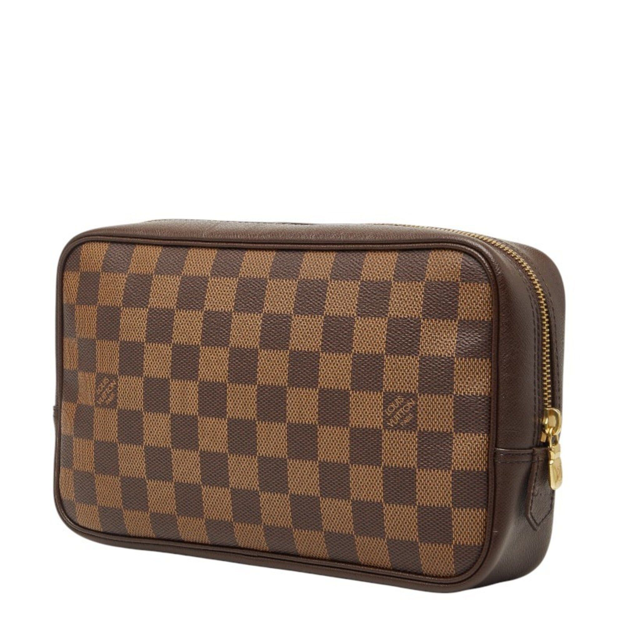 Louis Vuitton Louis Vuitton Damier Trousse Toilette 25 Cosmetic Pouch, Brown, N47623, Women's, LOUIS VUITTON Size ONE SIZE - 2 Thumbnail