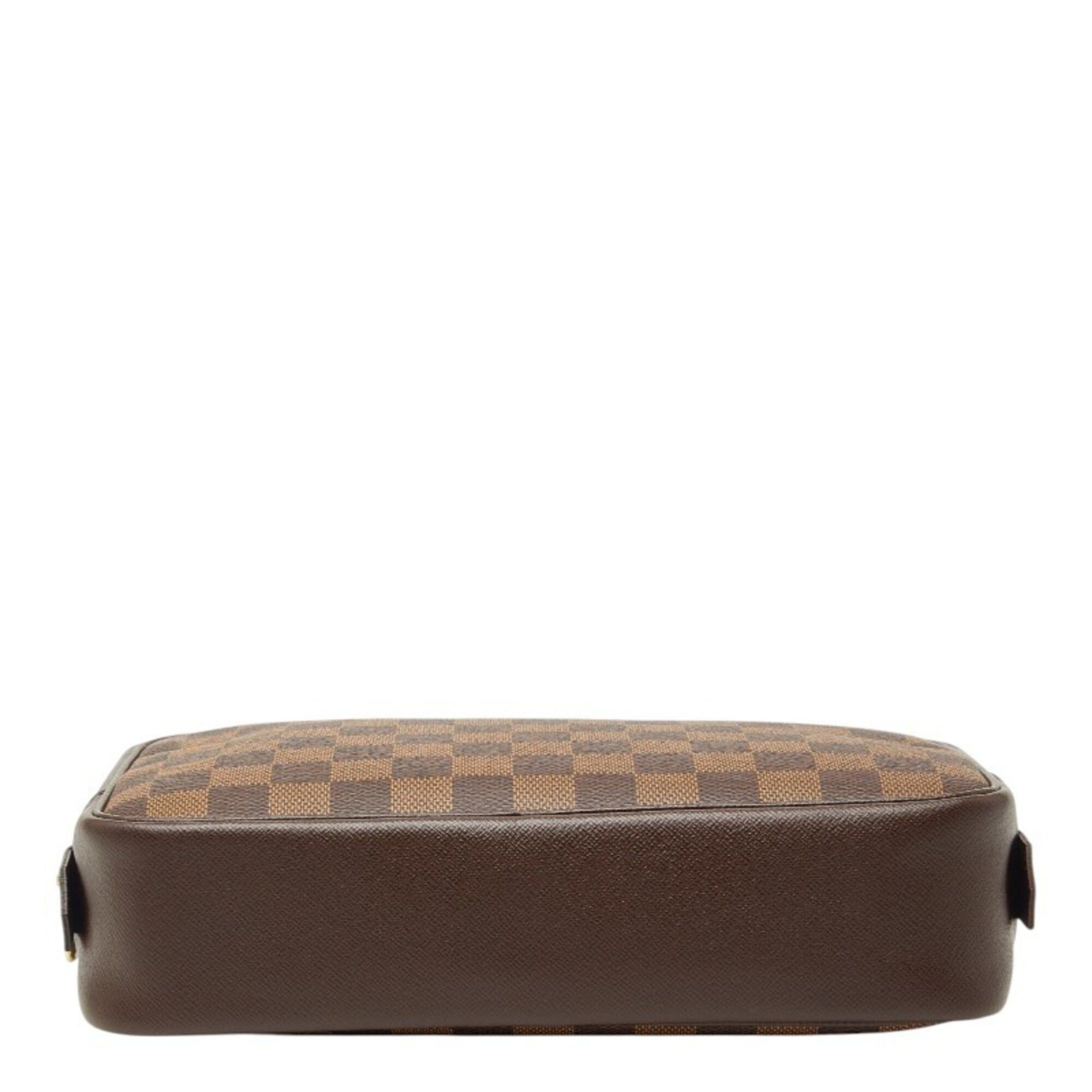 Louis Vuitton Louis Vuitton Damier Trousse Toilette 25 Cosmetic Pouch, Brown, N47623, Women's, LOUIS VUITTON Size ONE SIZE - 3 Thumbnail