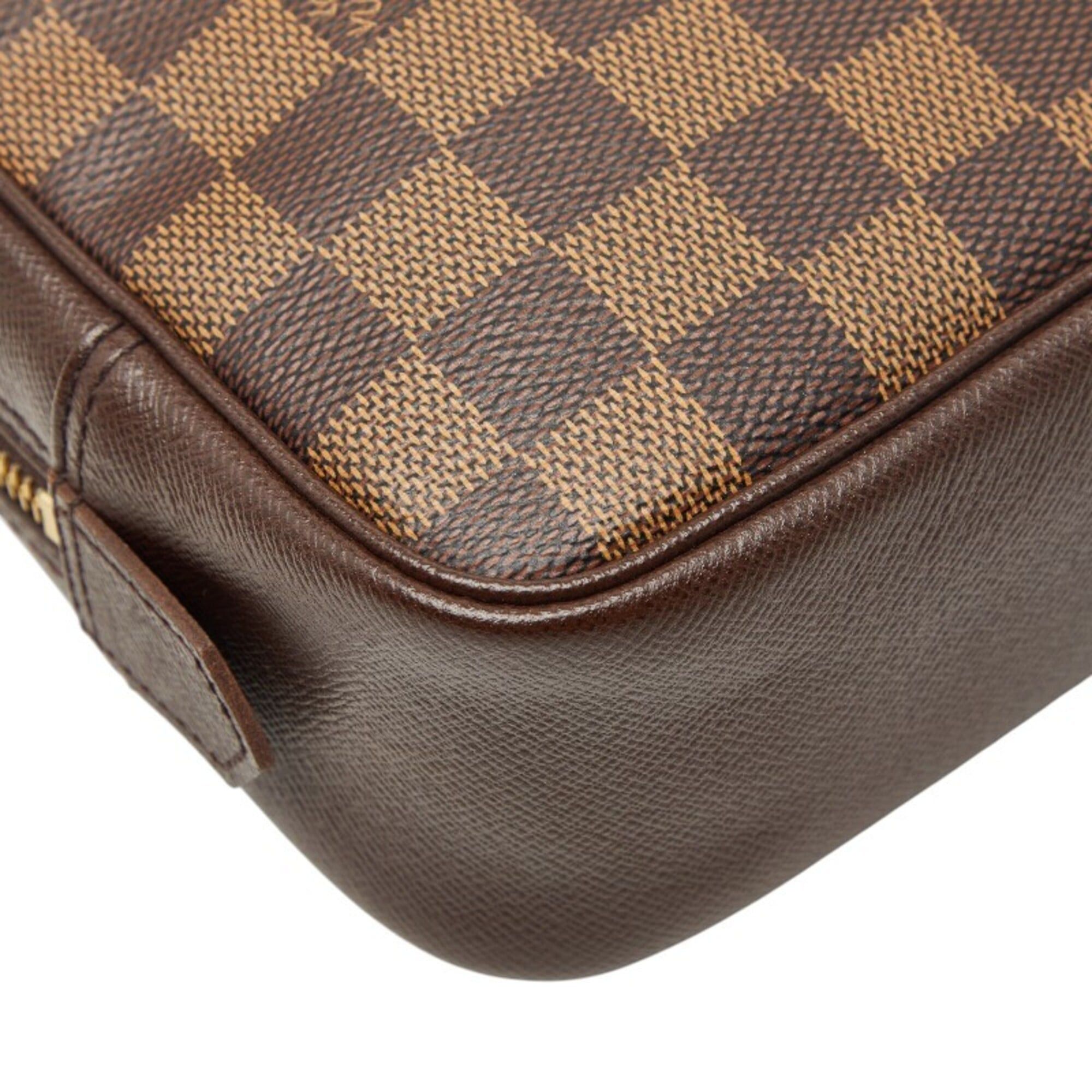 Louis Vuitton Louis Vuitton Damier Trousse Toilette 25 Cosmetic Pouch, Brown, N47623, Women's, LOUIS VUITTON Size ONE SIZE - 7 Thumbnail