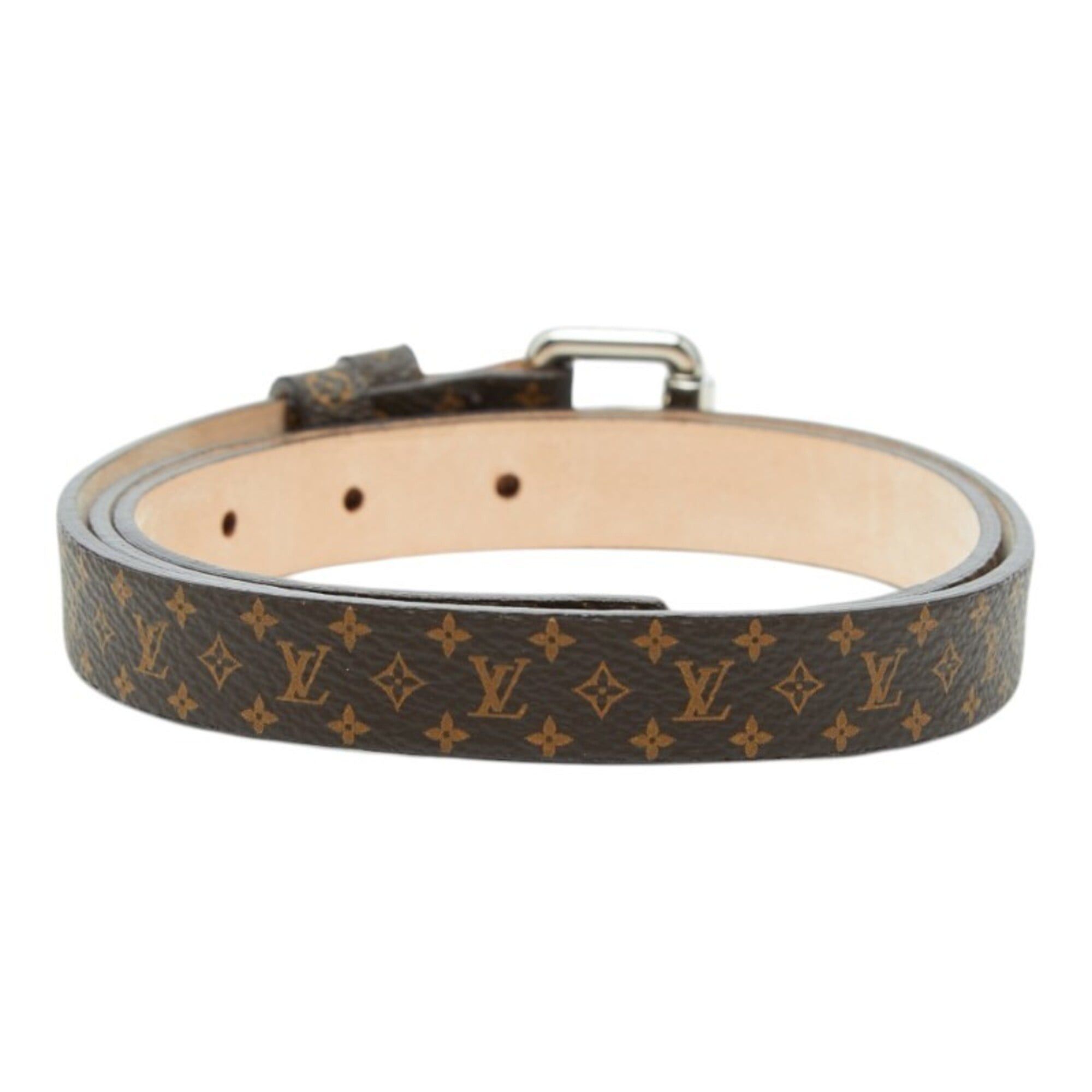 Louis Vuitton Louis Vuitton Monogram Belt, Size 70, Brown Leather, Women's. Size ONE SIZE - 3 Thumbnail