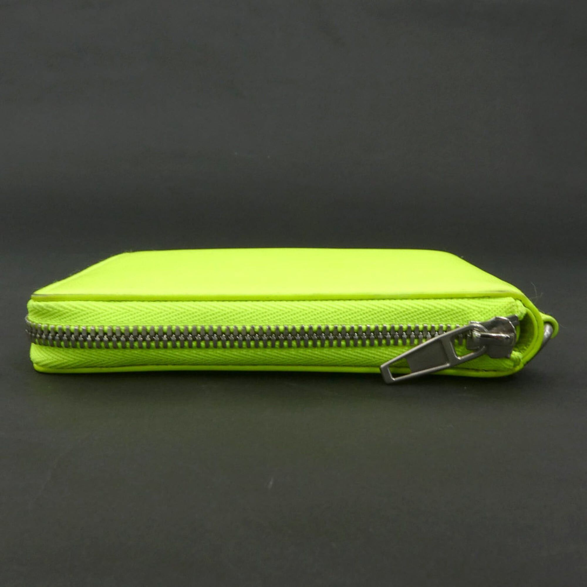 Balenciaga Balenciaga Bi-fold Wallet Leather Neon Yellow Men's Women's 659224 r11142a Size ONE SIZE - 6 Thumbnail