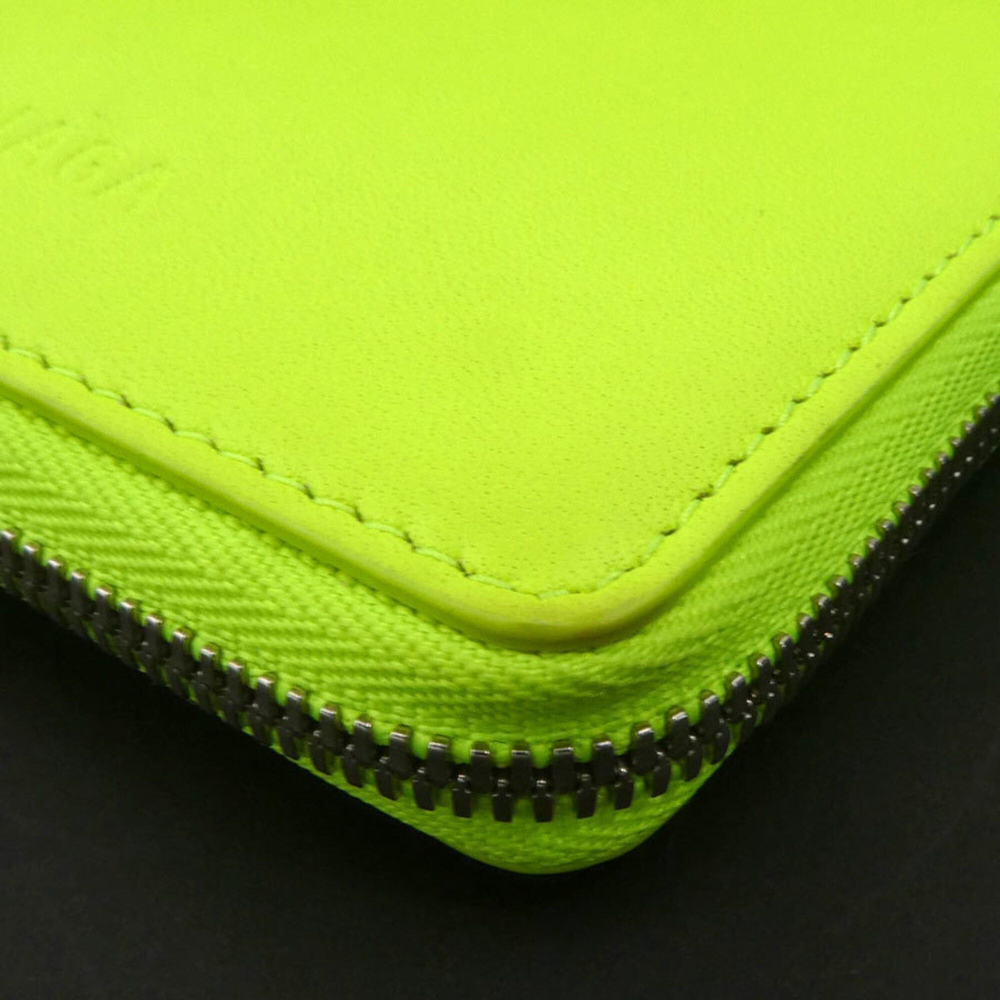 Balenciaga Balenciaga Bi-fold Wallet Leather Neon Yellow Men's Women's 659224 r11142a Size ONE SIZE - 8 Thumbnail