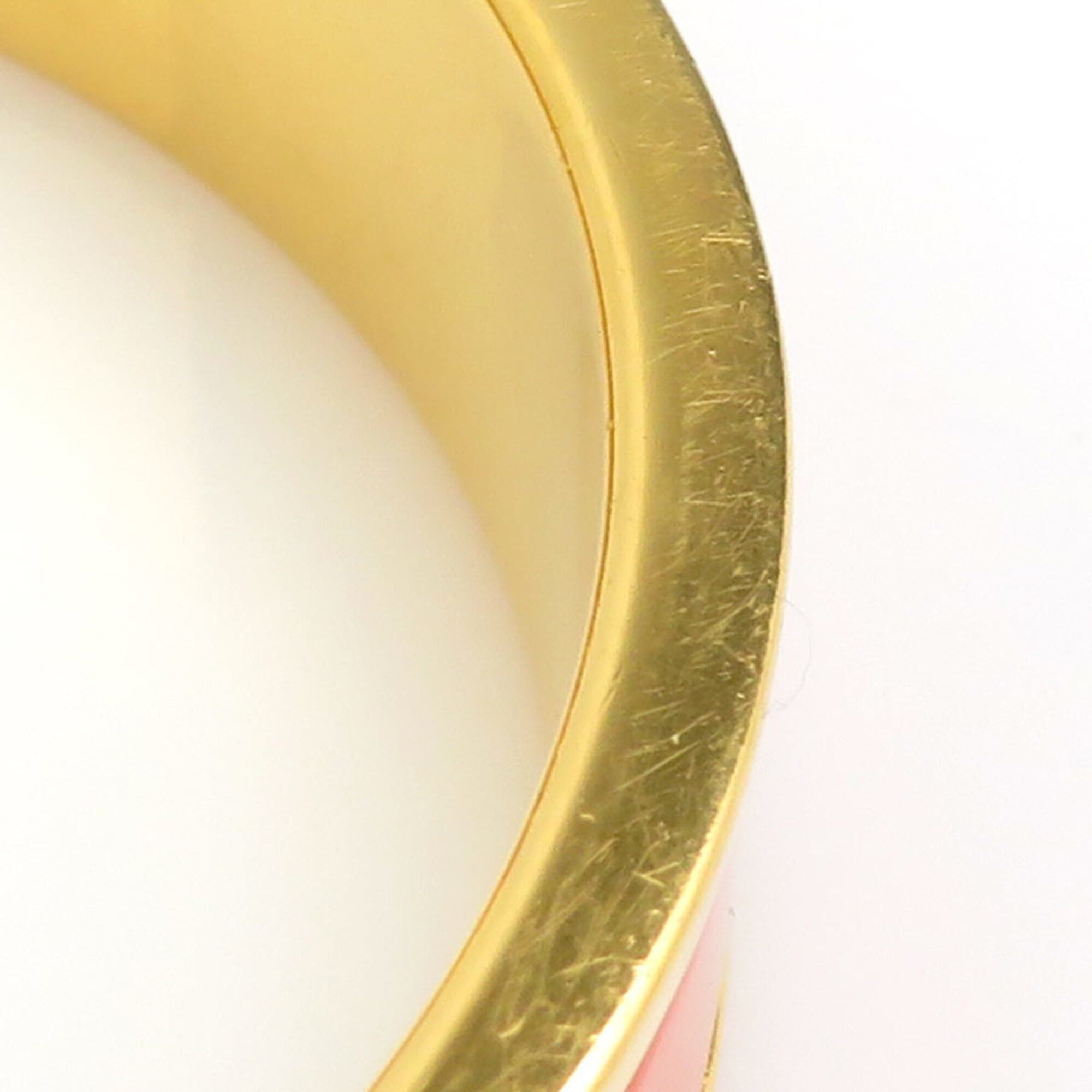 Hermes Hermes Bracelet Clic Clack PM Metal Enamel Orange Gold Women's r11149a Size ONE SIZE - 10 Thumbnail