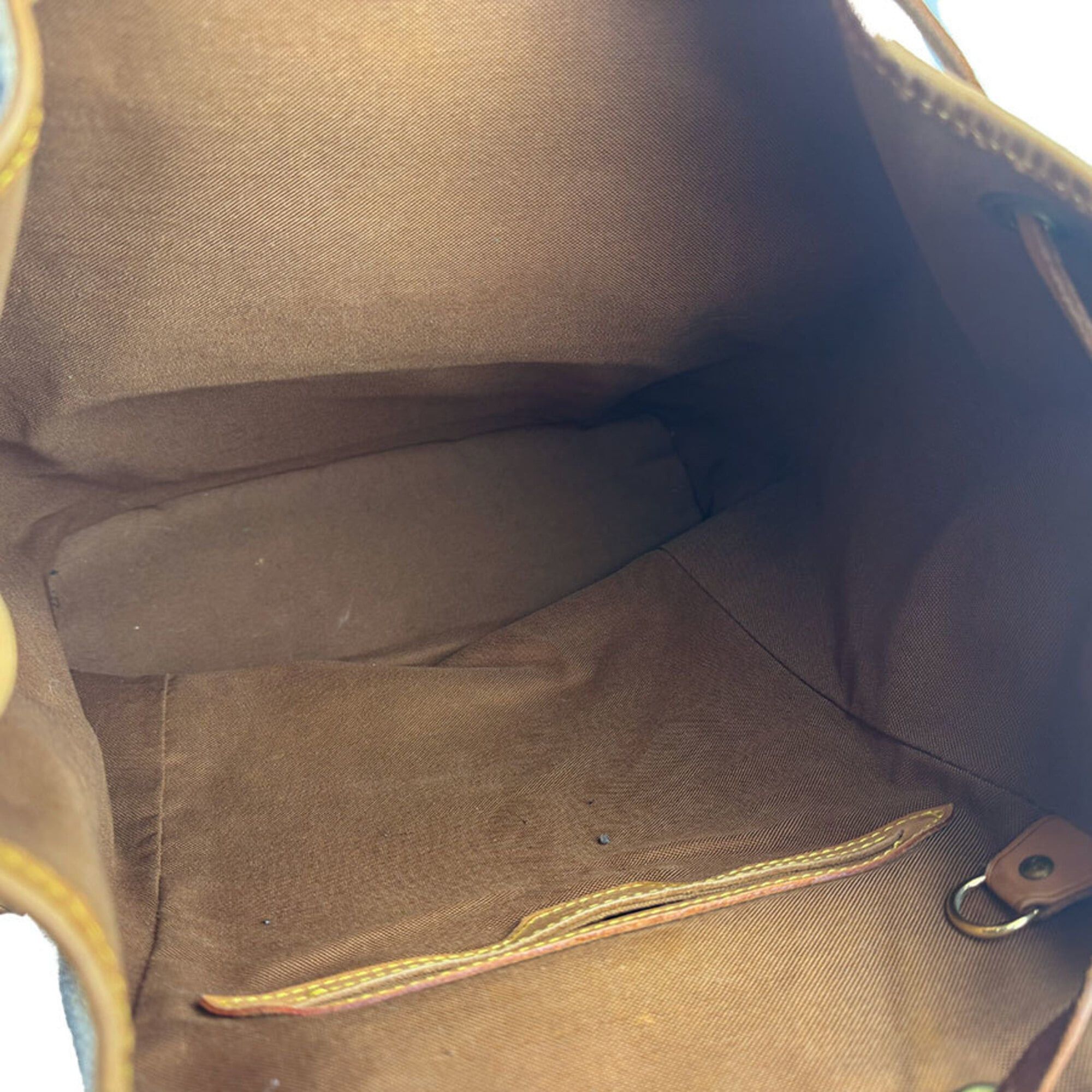Louis Vuitton Louis Vuitton Backpack Monogram Montsouris GM Canvas Brown Gold Women's M51135 z9230 Size ONE SIZE - 5 Thumbnail