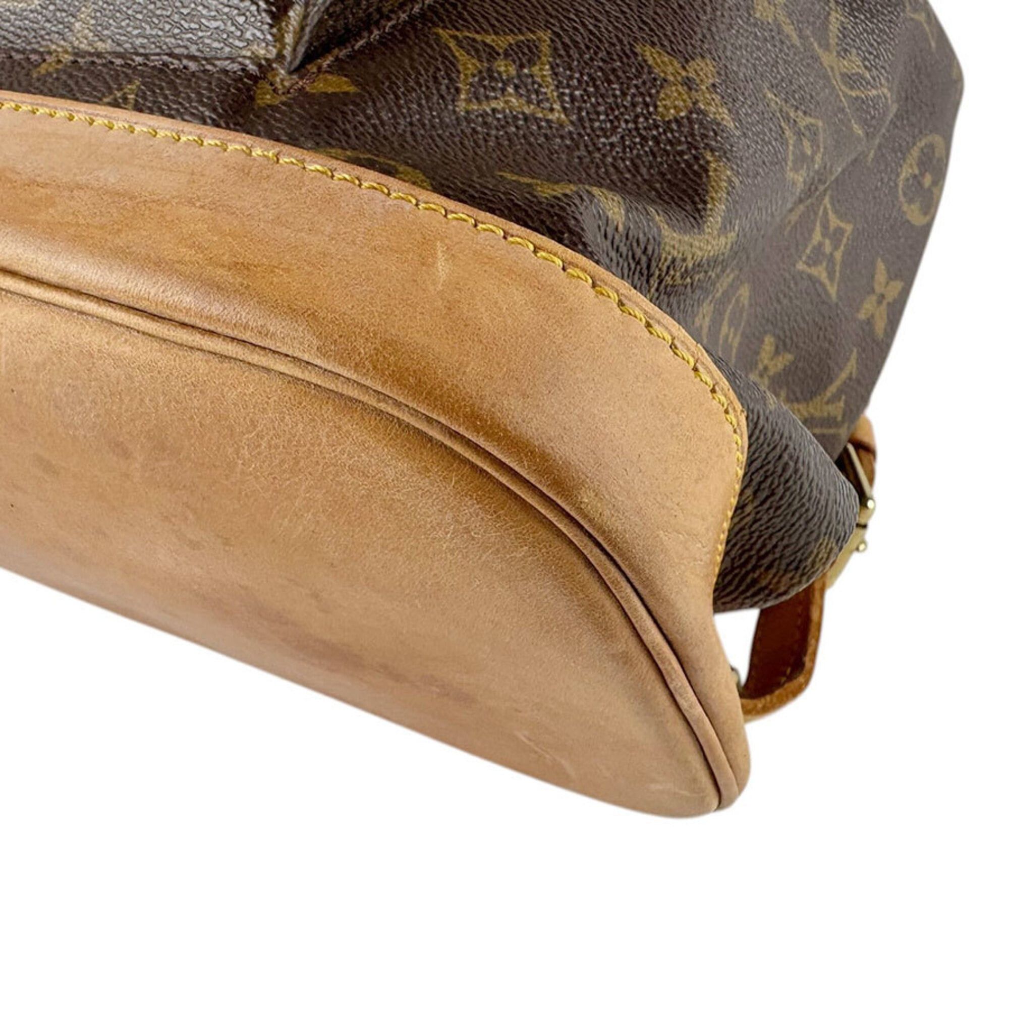 Louis Vuitton Louis Vuitton Backpack Monogram Montsouris GM Canvas Brown Gold Women's M51135 z9230 Size ONE SIZE - 9 Thumbnail