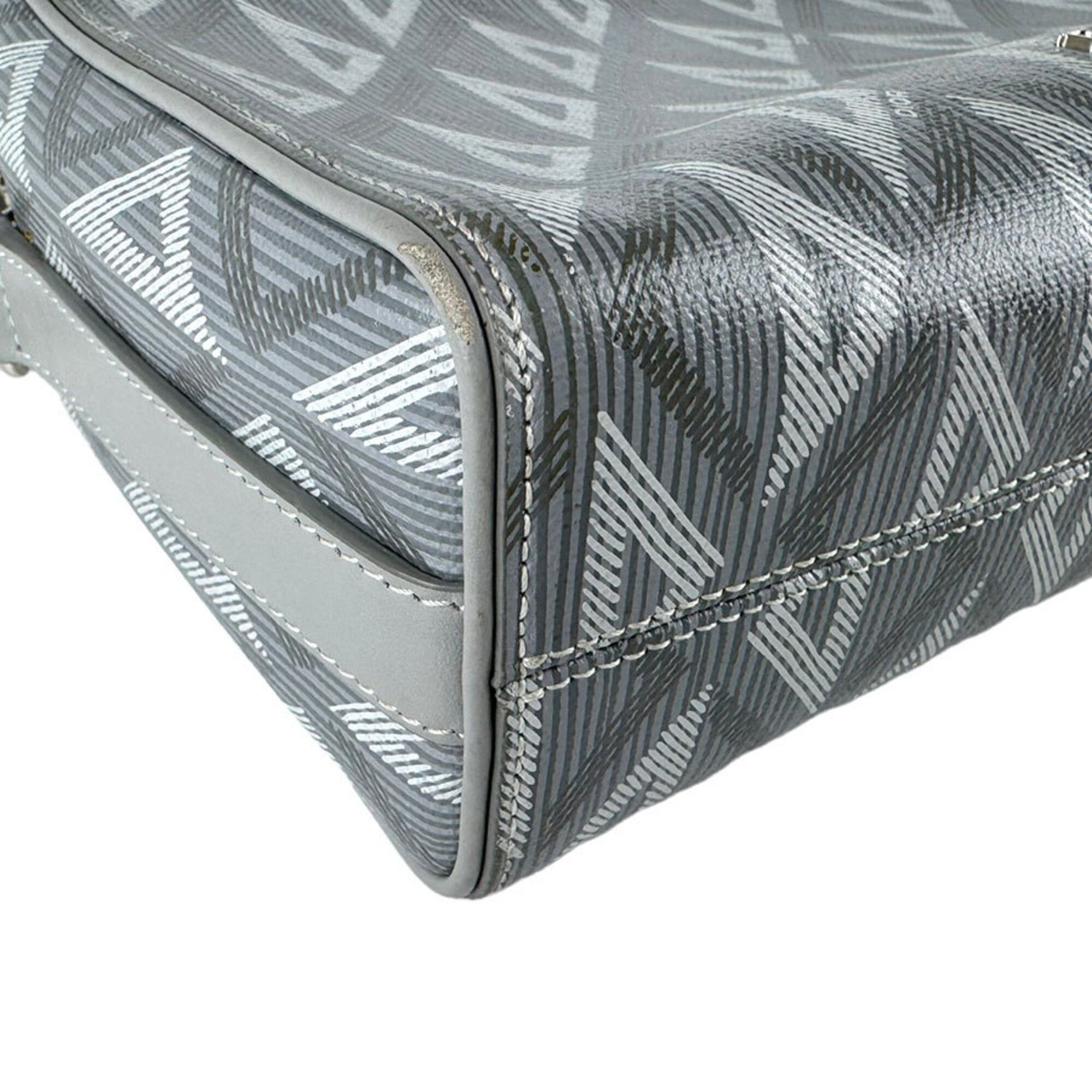 Dior Christian Dior Dior crossbody shoulder bag, leather, gray and silver, men's, z9270 Size ONE SIZE - 8 Thumbnail