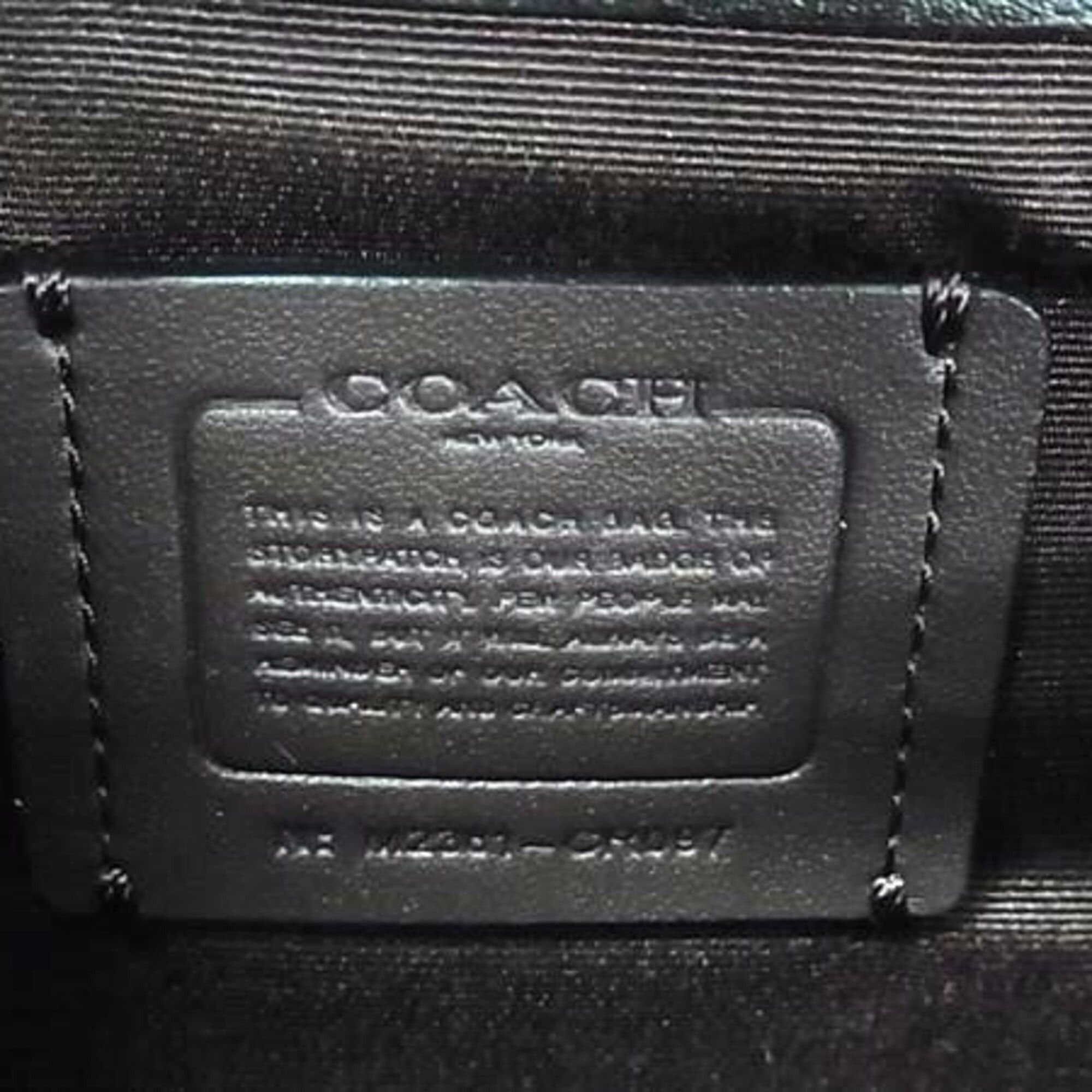 Coach COACH Nina Small CR097 Black Leather Crossbody Handbag for Women Size ONE SIZE - 6 Thumbnail