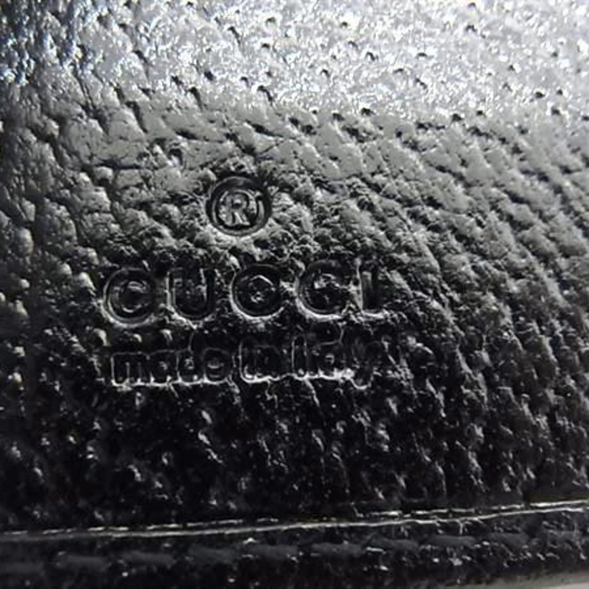 Gucci GUCCI Bi-fold Wallet GG Canvas 112716 Black x Leather Women's W Size ONE SIZE - 6 Thumbnail