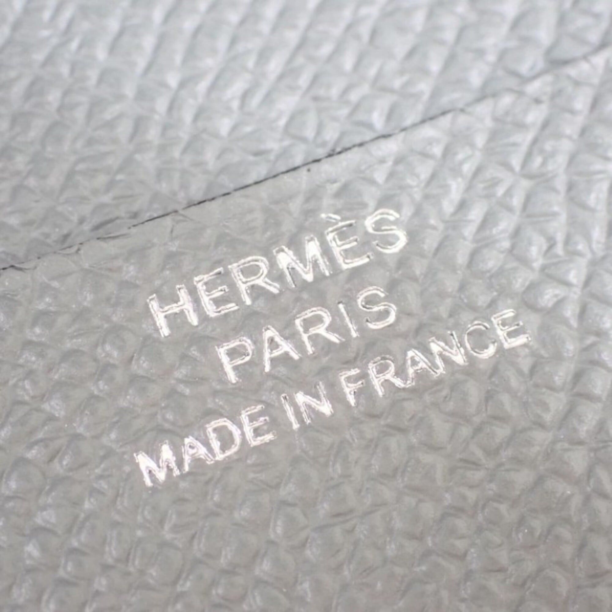 Hermes HERMES Agenda GM notebook cover, navy x gray Epsom leather, bicolor design, for men and women. Size ONE SIZE - 5 Thumbnail