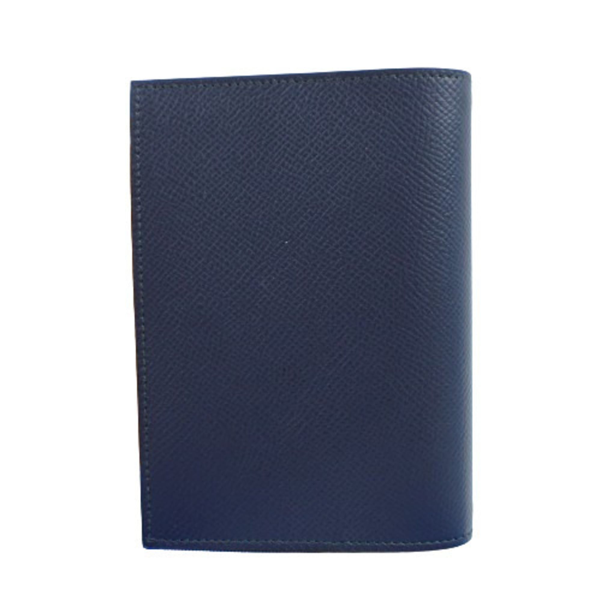Hermes HERMES Agenda GM notebook cover, navy x gray Epsom leather, bicolor design, for men and women. Size ONE SIZE - 2 Thumbnail