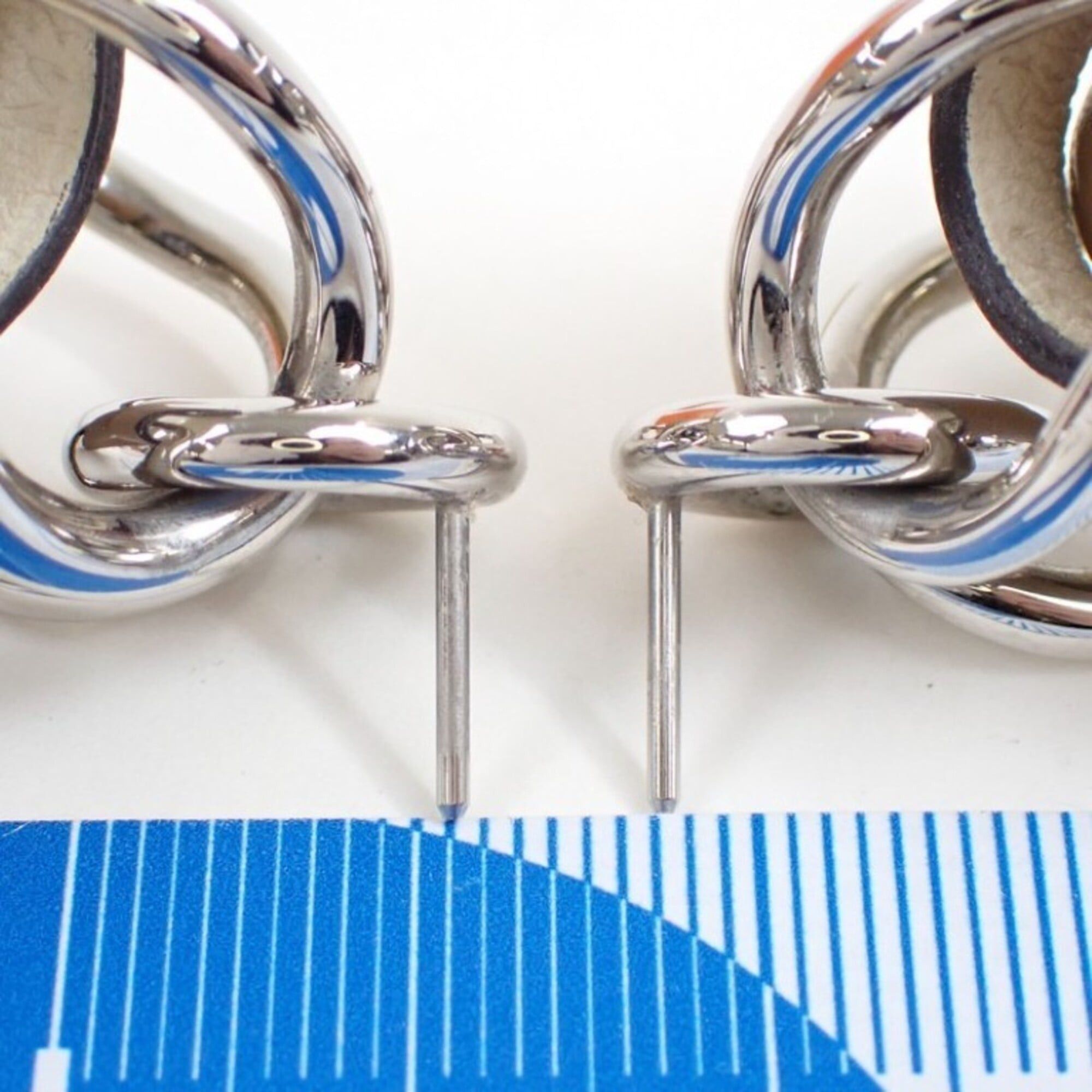 Hermes Hermes Earrings Villevolte Chai x Nata Metal Veau Swift Women's Size ONE SIZE - 3 Thumbnail