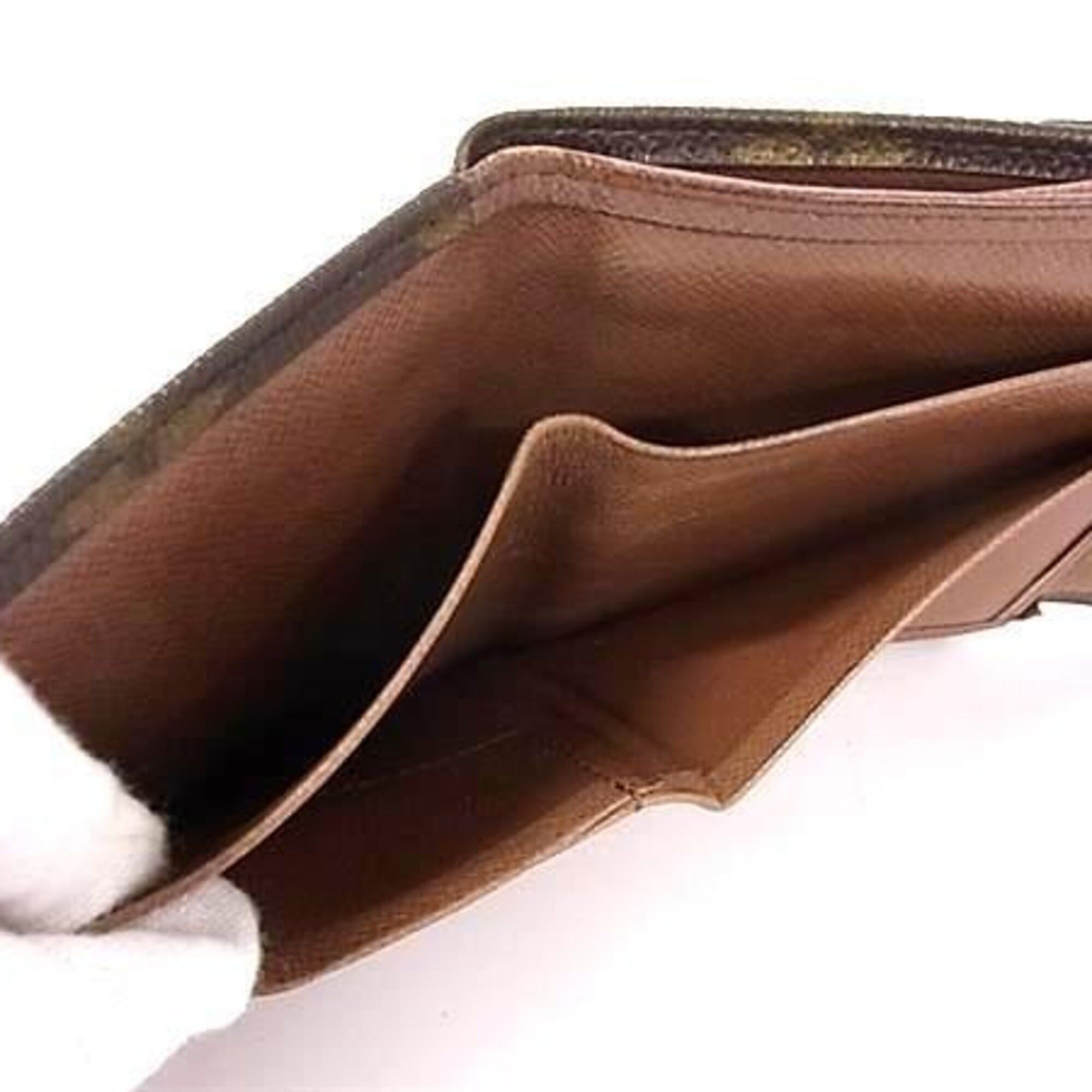 Louis Vuitton Louis Vuitton Tri-fold Wallet Portemonnaie Bifold Carte Credit M61660 Brown Monogram Women's W Size ONE SIZE - 5 Thumbnail