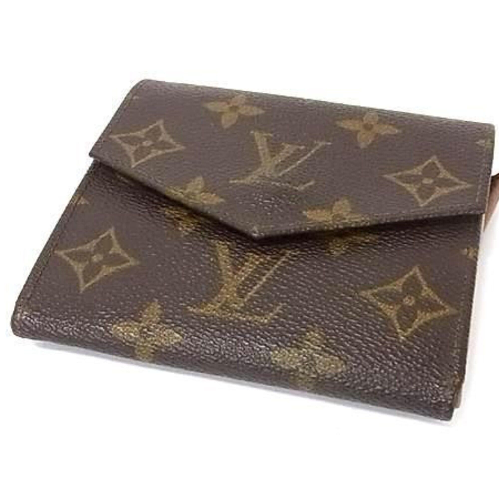Louis Vuitton Louis Vuitton Tri-fold Wallet Portemonnaie Bifold Carte Credit M61660 Brown Monogram Women's W Size ONE SIZE - 2 Thumbnail