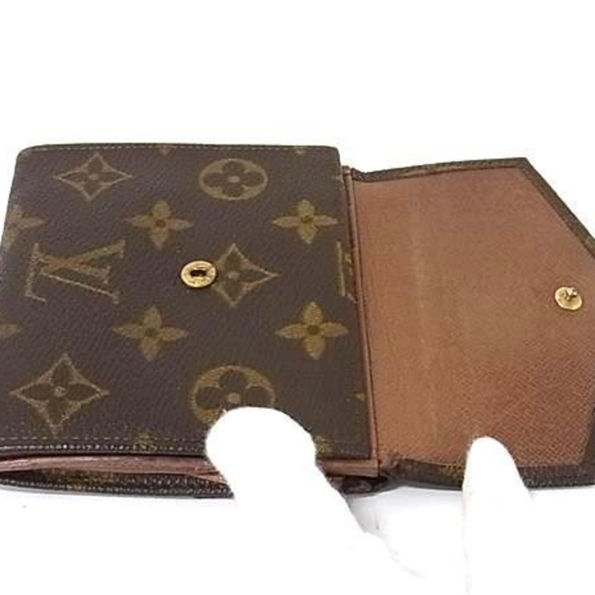 Louis Vuitton Louis Vuitton Tri-fold Wallet Portemonnaie Bifold Carte Credit M61660 Brown Monogram Women's W Size ONE SIZE - 3 Thumbnail