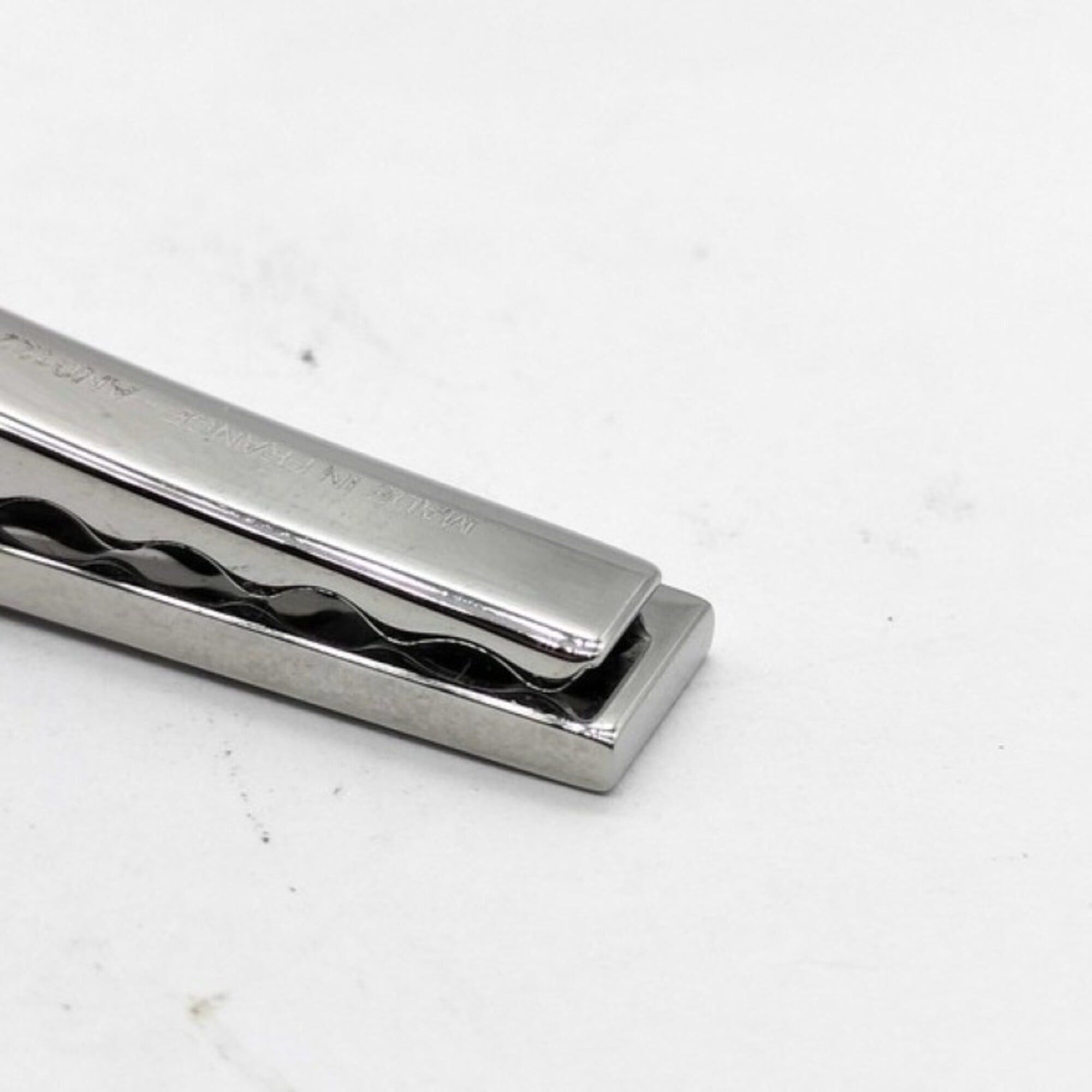 Louis Vuitton Louis Vuitton Tie Clip, Cravat Champs-Élysées, M65042, Silver Metal, Men's Size ONE SIZE - 6 Thumbnail