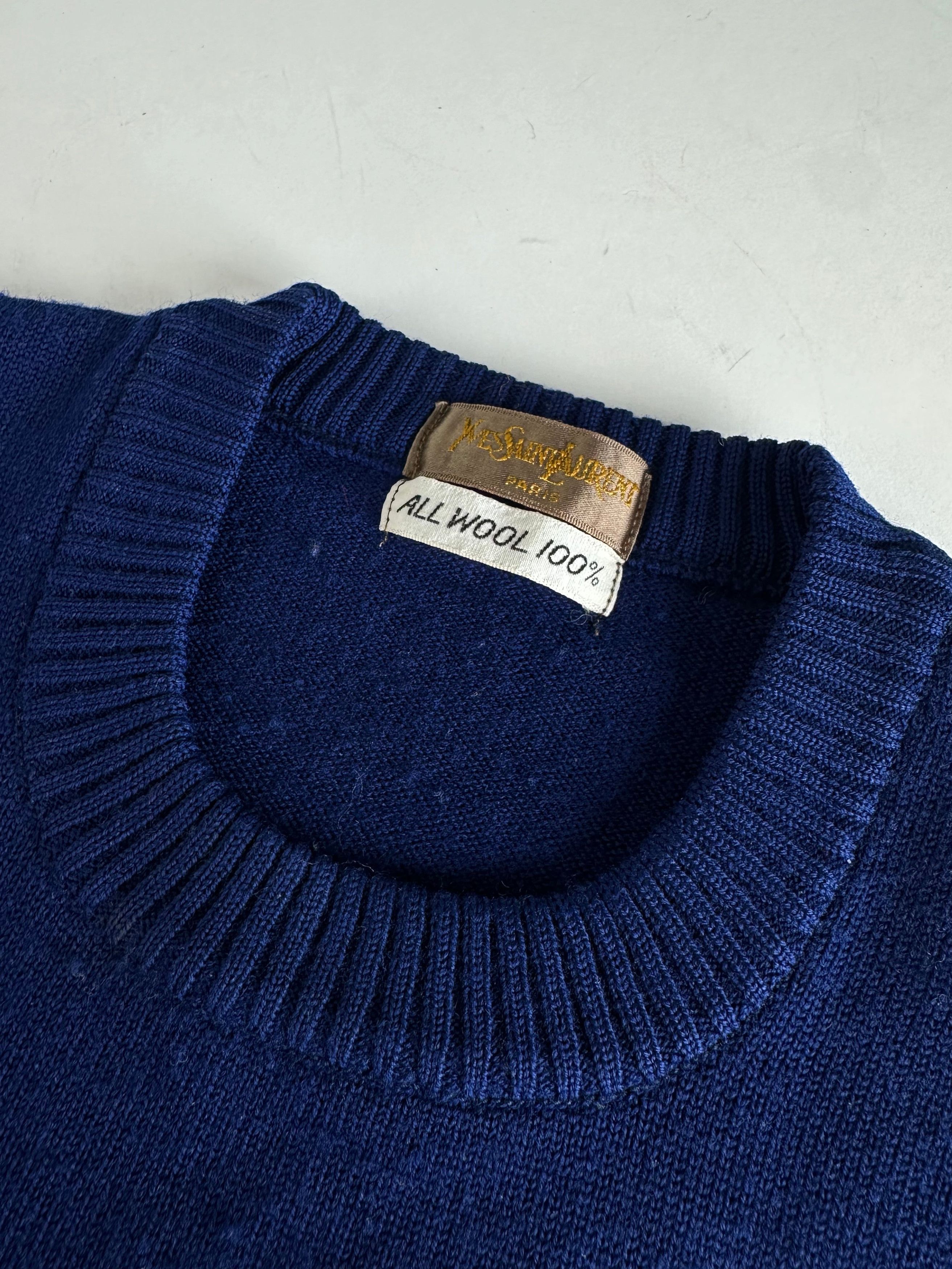 Other Vintage Yves Saint Laurent Wool Crewneck Sweater M Size S / US 4 / IT 40 - 9 Thumbnail