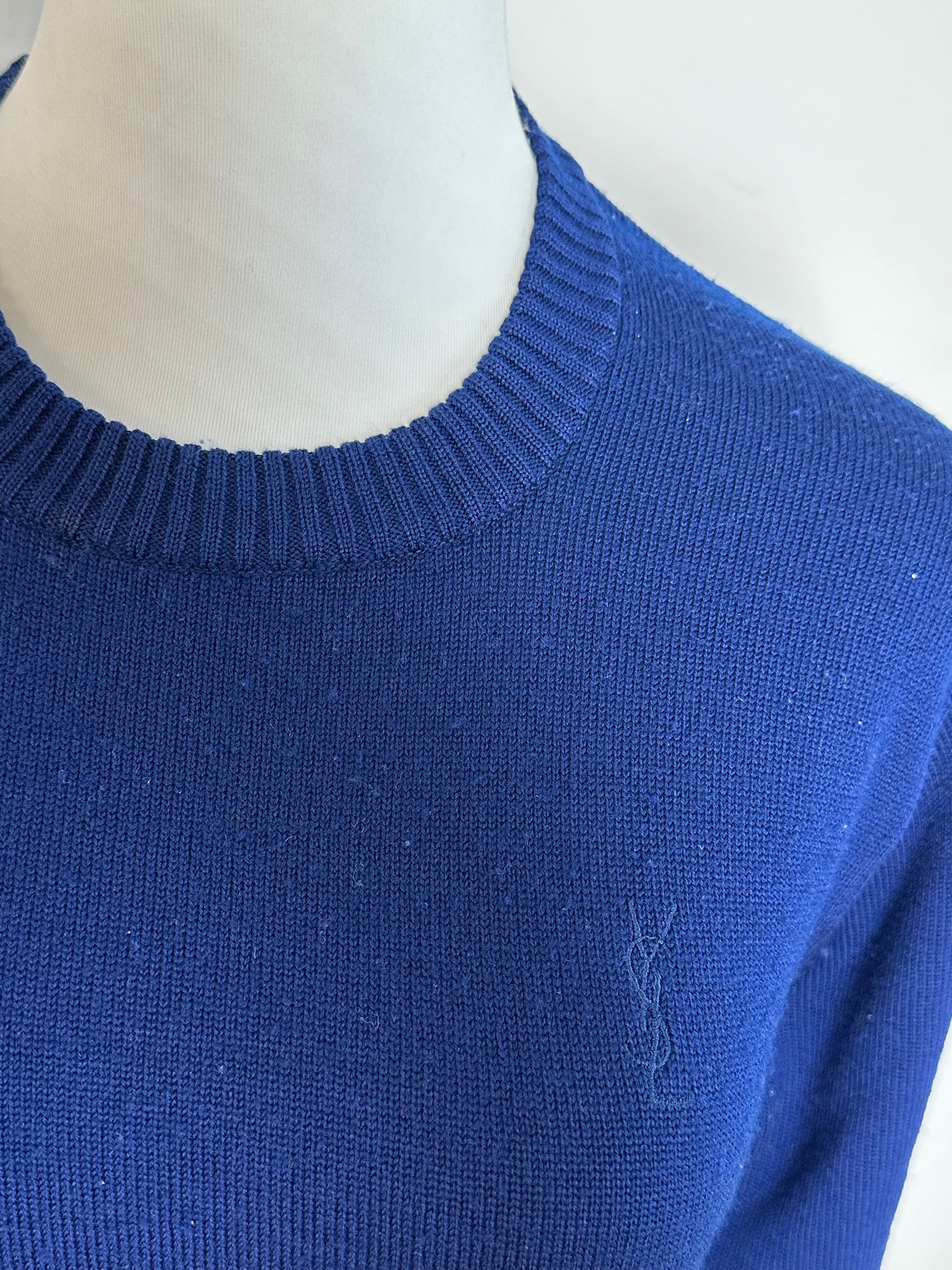 Other Vintage Yves Saint Laurent Wool Crewneck Sweater M Size S / US 4 / IT 40 - 4 Thumbnail