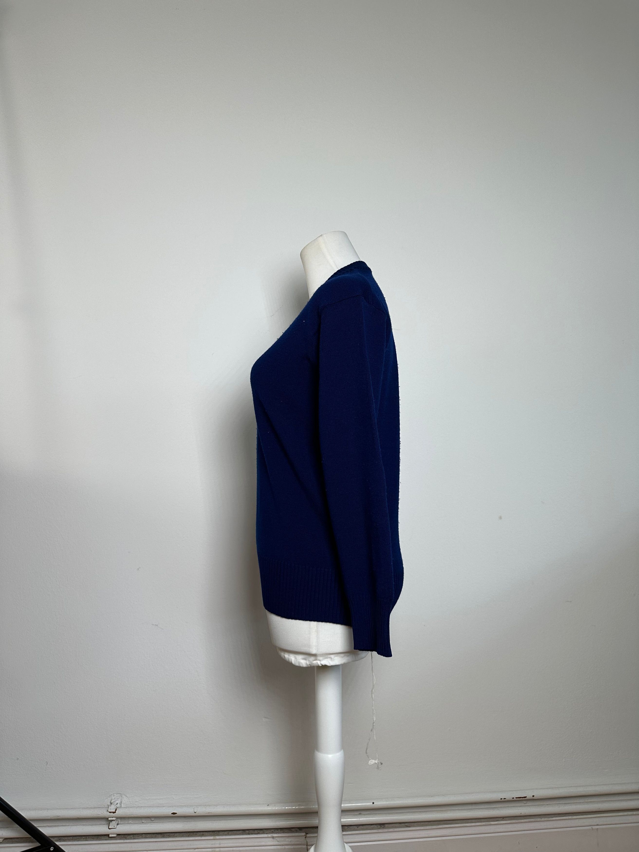 Other Vintage Yves Saint Laurent Wool Crewneck Sweater M Size S / US 4 / IT 40 - 3 Thumbnail