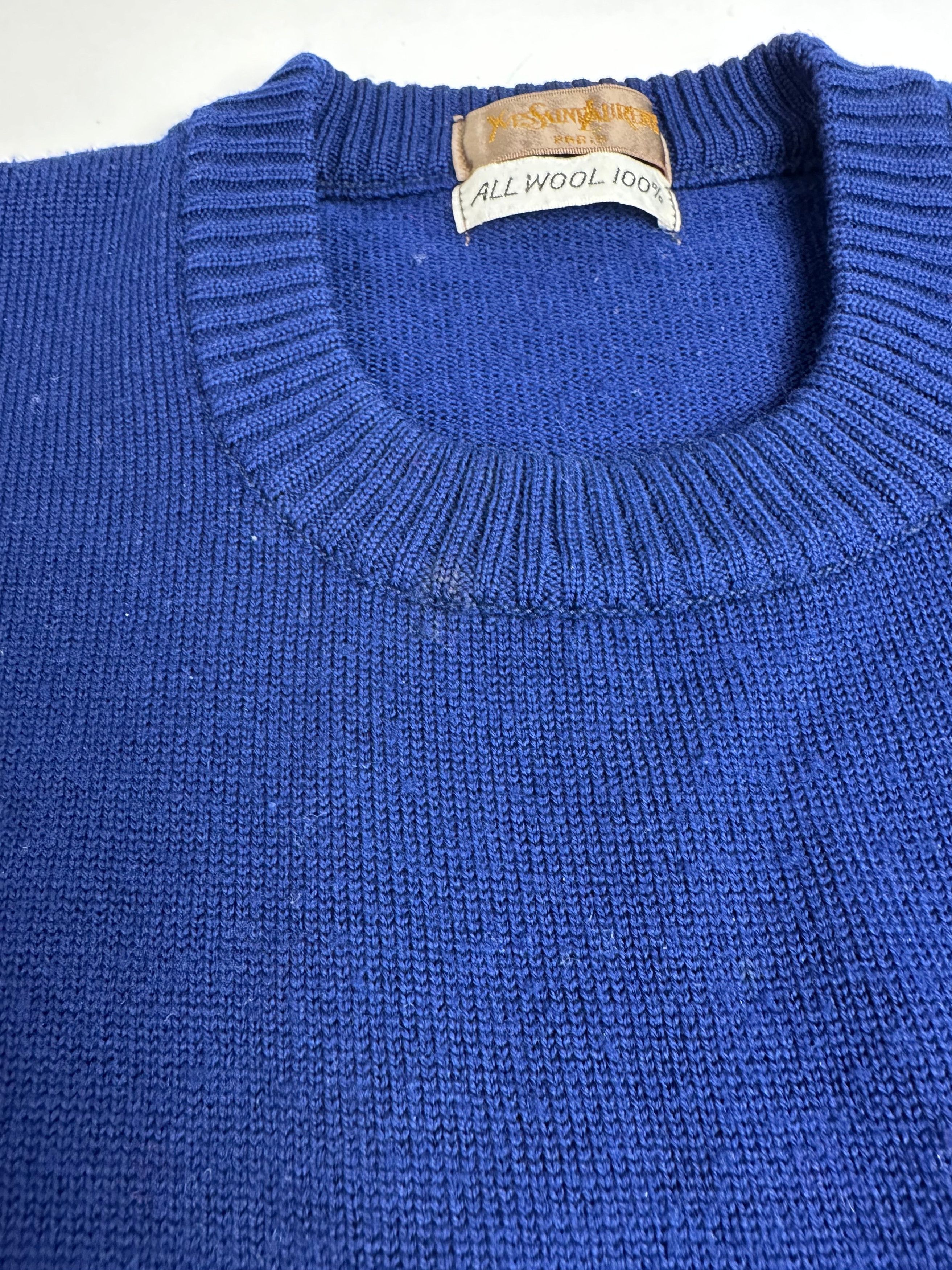 Other Vintage Yves Saint Laurent Wool Crewneck Sweater M Size S / US 4 / IT 40 - 7 Thumbnail