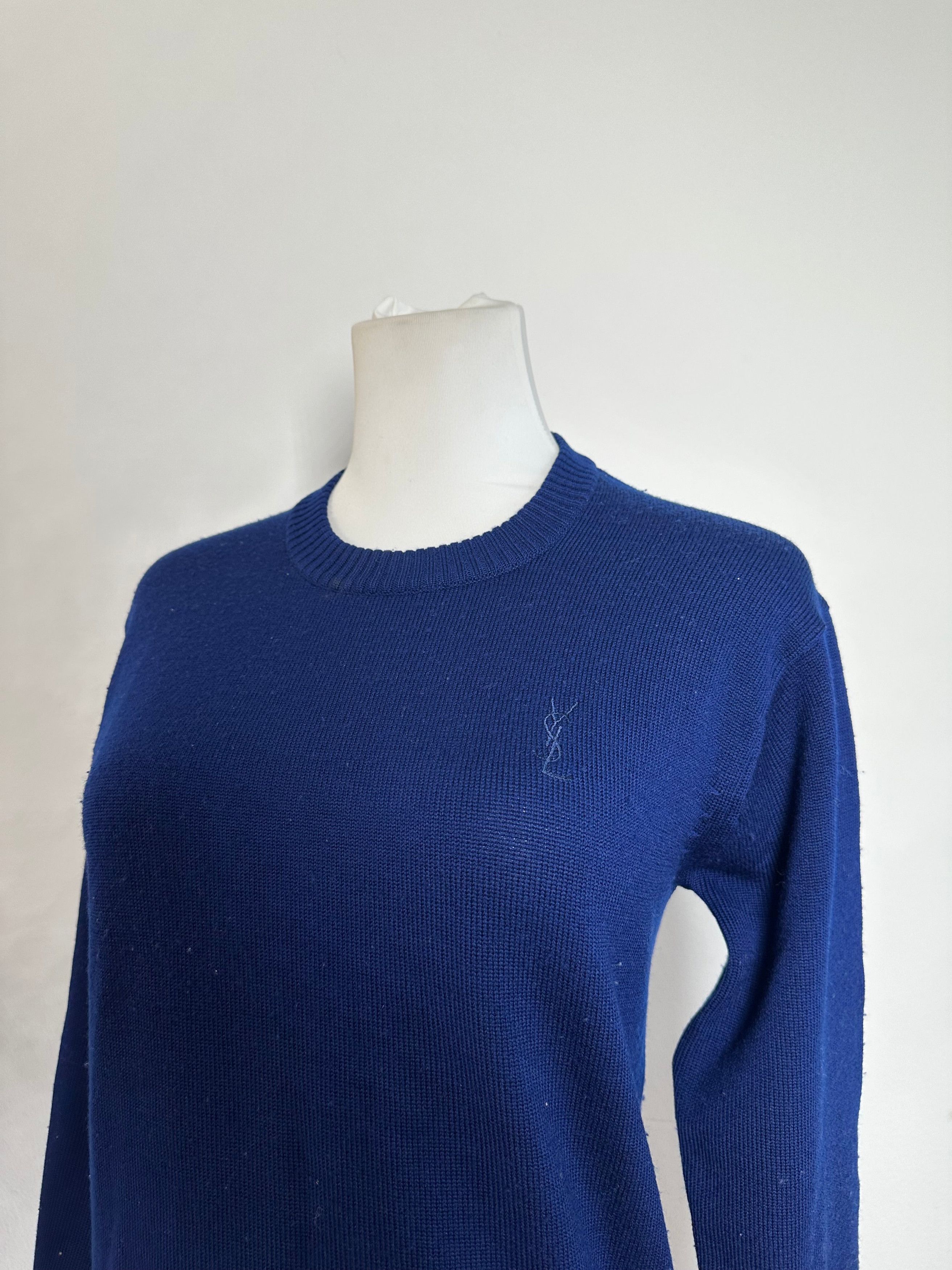 Other Vintage Yves Saint Laurent Wool Crewneck Sweater M Size S / US 4 / IT 40 - 8 Thumbnail