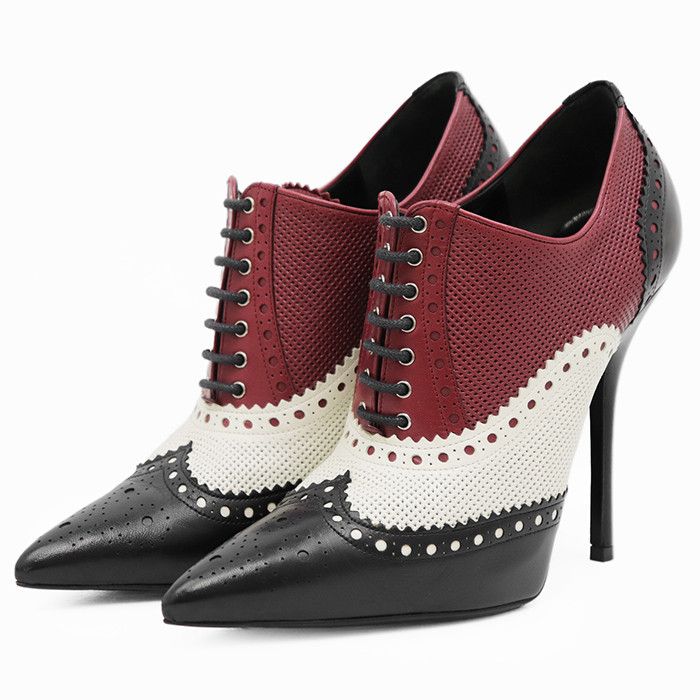 Gucci Gucci Gucci Leather High Heel Booties Leather Shoes DUTY FREE for USA Size ONE SIZE - 2 Thumbnail