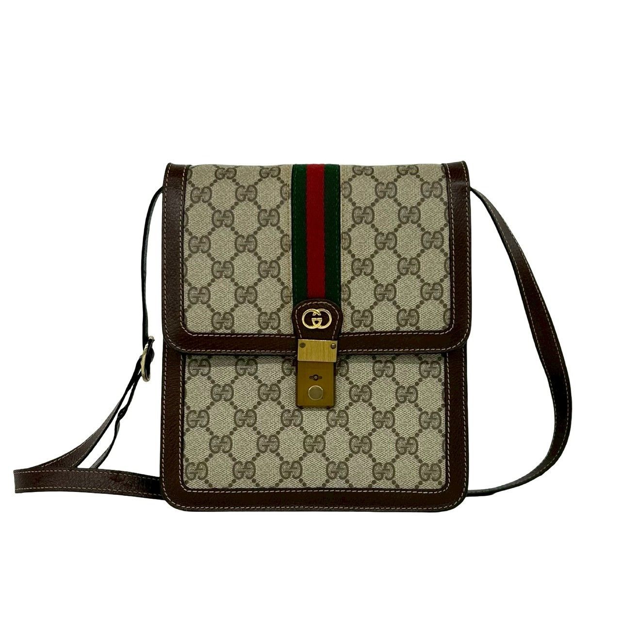 Gucci Gucci Gucci Leather PVC Shoulder Bag Leather Shoulder Bag DUTY FREE for USA Size ONE SIZE - 2 Thumbnail