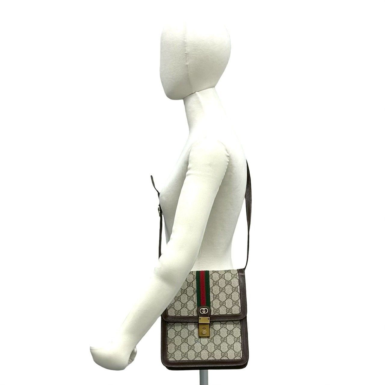 Gucci Gucci Gucci Leather PVC Shoulder Bag Leather Shoulder Bag DUTY FREE for USA Size ONE SIZE - 3 Thumbnail