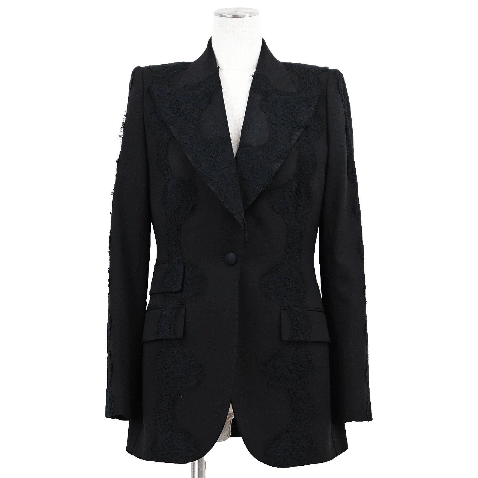 Dolce & Gabbana Dolce & Gabbana Dolce&Gabbana Lace Wool Blend Suit Textile Suits DUTY FREE for USA Size ONE SIZE - 2 Thumbnail