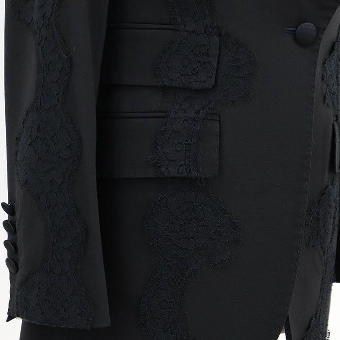 Dolce & Gabbana Dolce & Gabbana Dolce&Gabbana Lace Wool Blend Suit Textile Suits DUTY FREE for USA Size ONE SIZE - 12 Thumbnail