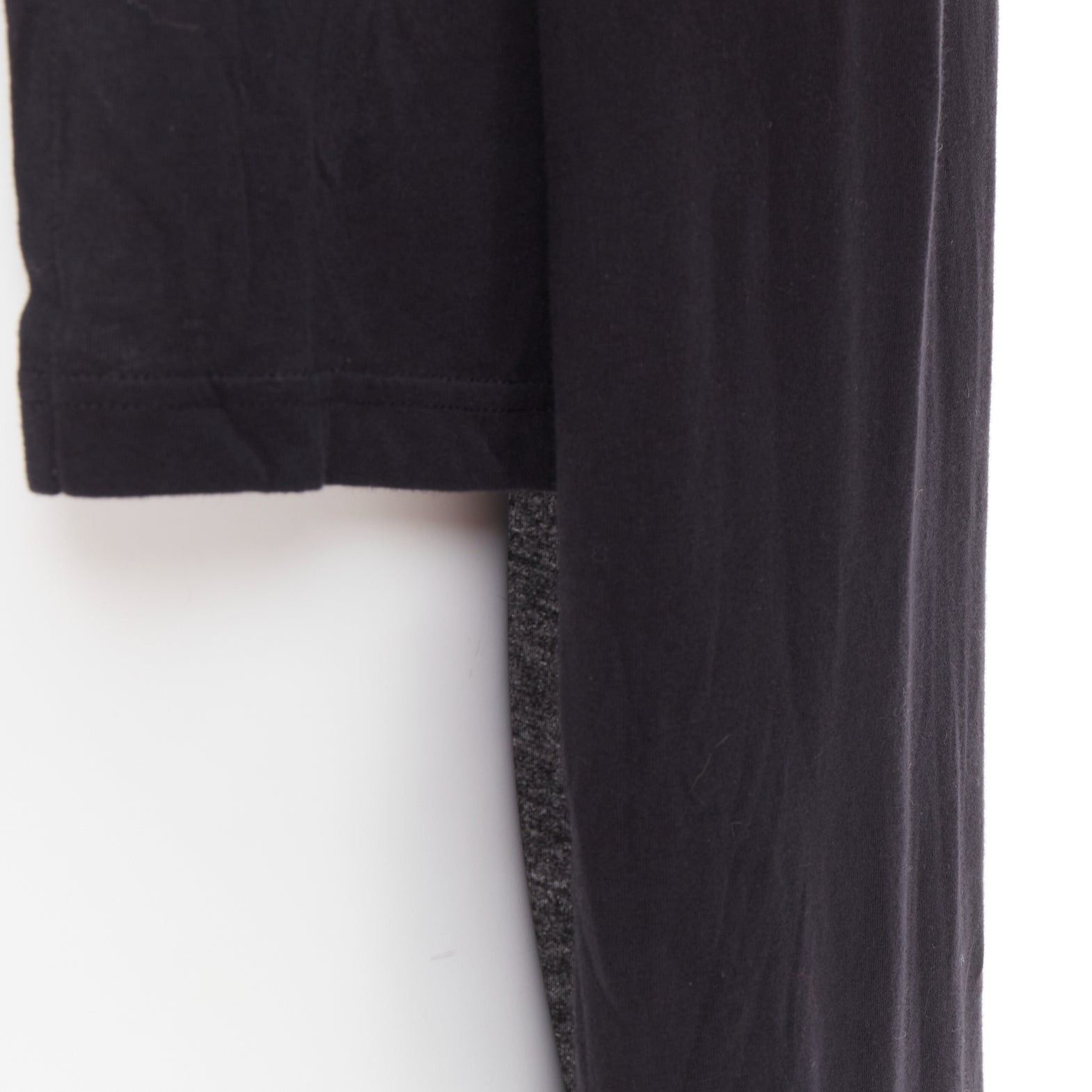 Ann Demeulemeester ANN DEMEULEMEESTER black cotton layered asymmetric hi-low trailing midi dress FR38 M Size M / US 6-8 / IT 42-44 - 6 Thumbnail