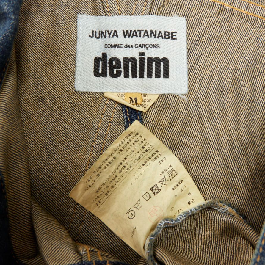 Junya Watanabe JUNYA WATANABE 2017 washed blue denim deconstructed flare caped jacket M Size M / US 6-8 / IT 42-44 - 8 Thumbnail