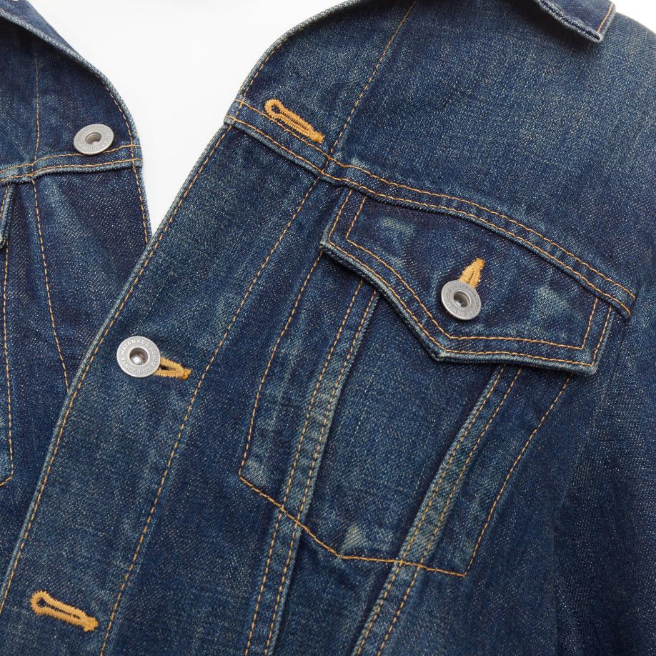 Junya Watanabe JUNYA WATANABE 2017 washed blue denim deconstructed flare caped jacket M Size M / US 6-8 / IT 42-44 - 7 Thumbnail