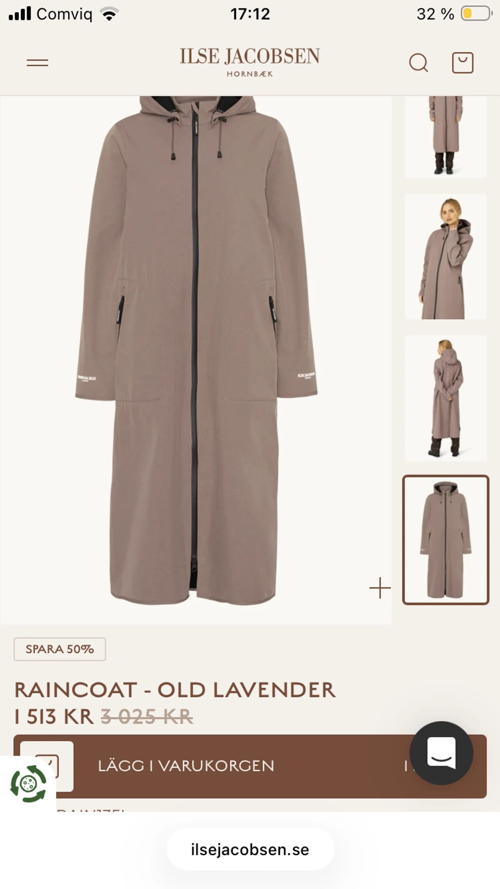 Ilse Jacobsen Ilse Jacobsen Rain Jacket Size M / US 6-8 / IT 42-44 - 5 Thumbnail