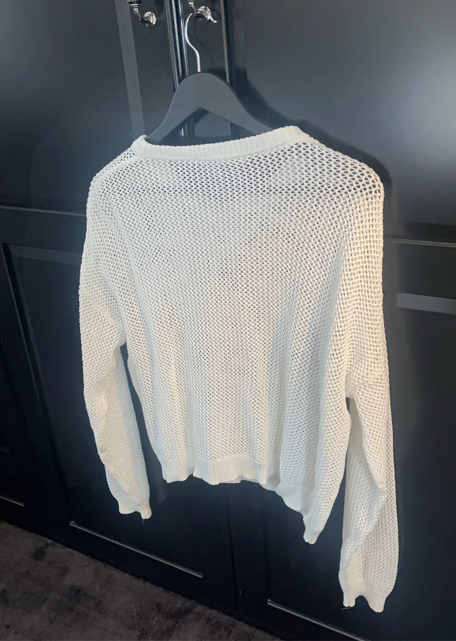 Gestuz Gestuz Gestuz White Net Sweater Sweater Size M / US 6-8 / IT 42-44 - 4 Thumbnail