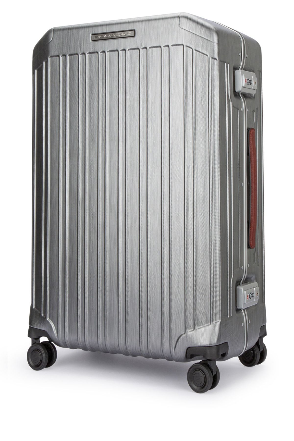 Piquadro Trolley Medio 4 Ruote In Policarbonato E Pelle Size ONE SIZE - 2 Thumbnail