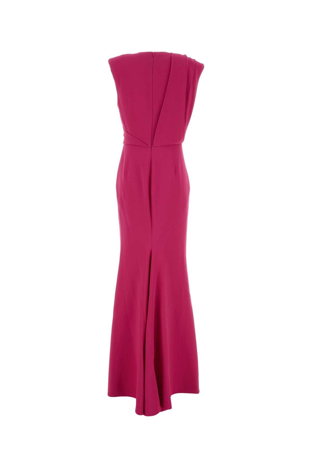 Givenchy Fuchsia Stretch Crepe Dress Size M / US 6-8 / IT 42-44 - 2 Thumbnail
