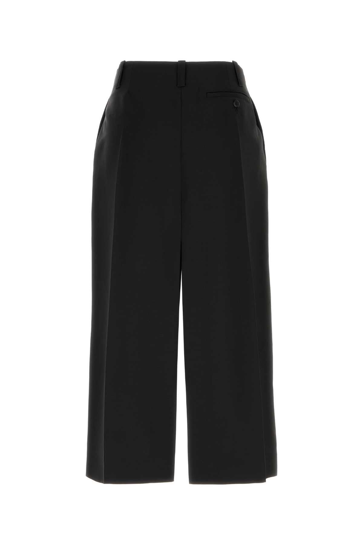 Givenchy Black Wool Blend Skirt Size 28" / US 6 / IT 42 - 2 Thumbnail